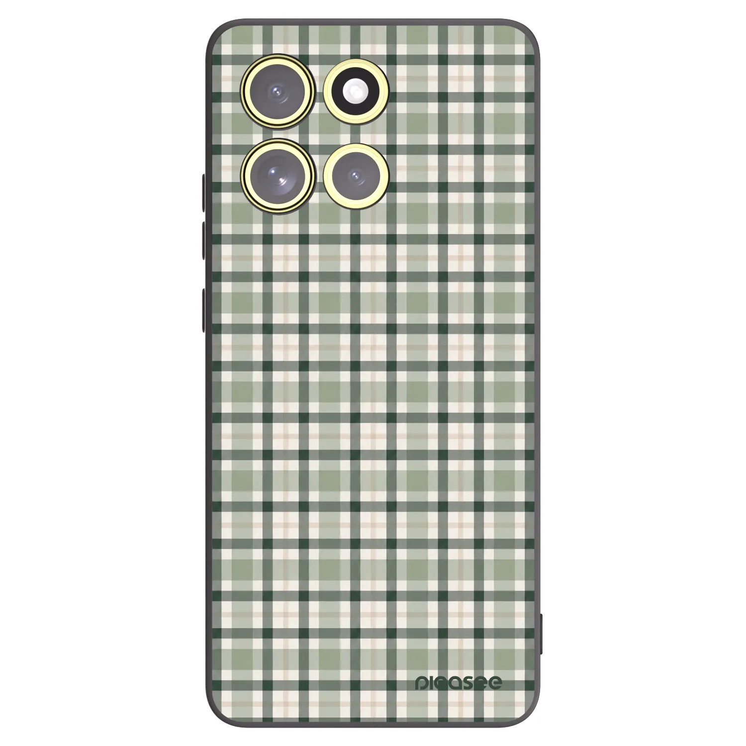 Picasee fekete szilikon tok az alábbi mobiltelefonokra Motorola Moto G86 Power 5G - Sage Tartan