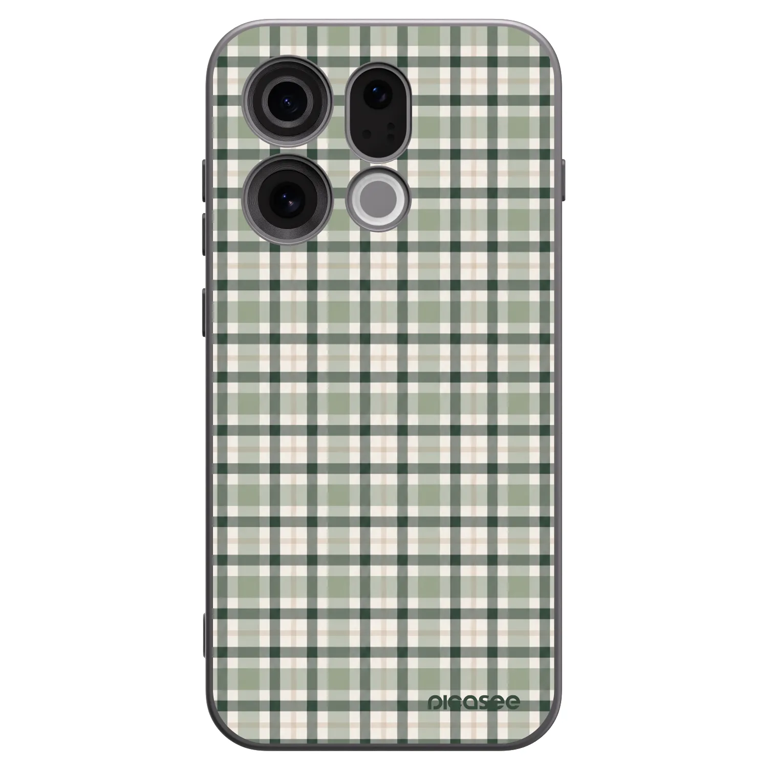 Picasee fekete szilikon tok az alábbi mobiltelefonokra OPPO Find X9 - Sage Tartan