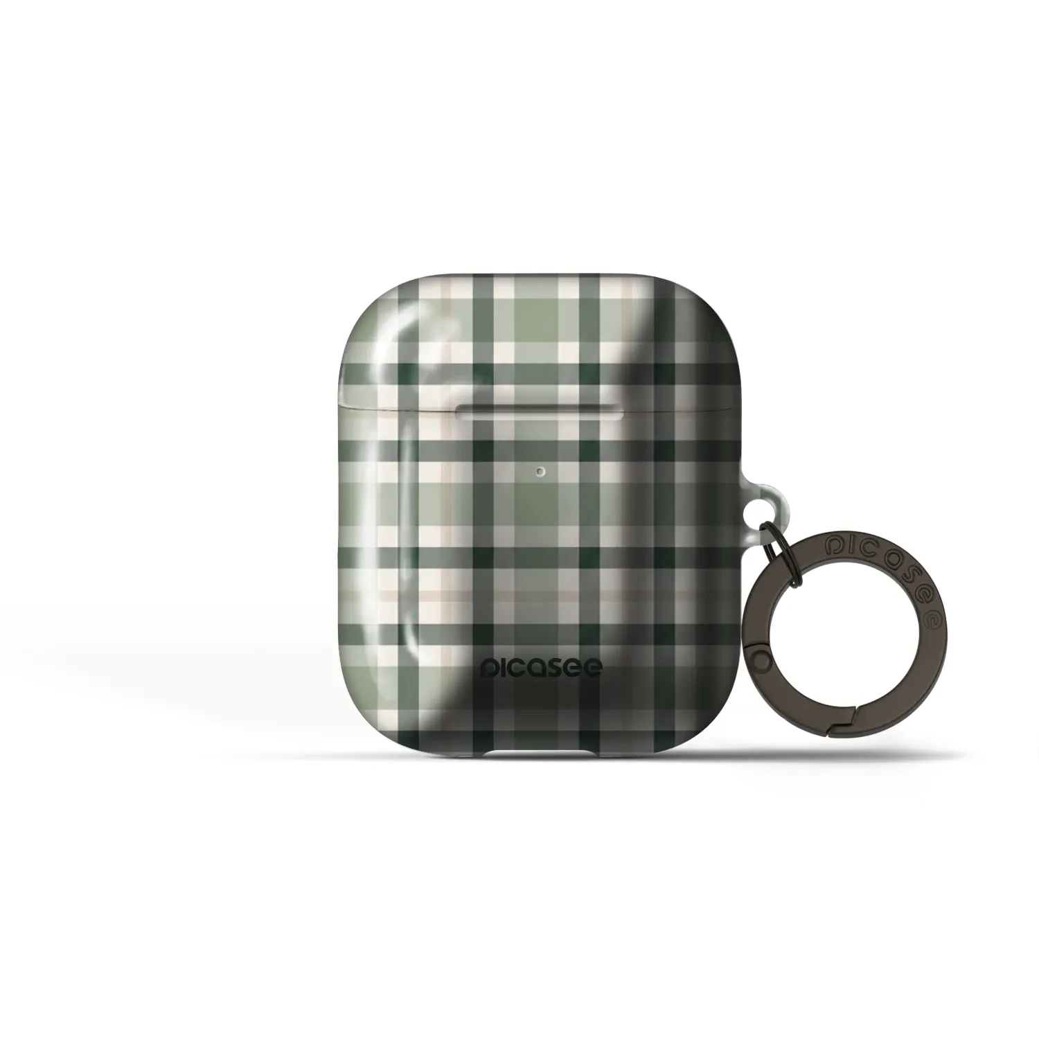 Picasee Obal pro Apple AirPods 1 - Sage Tartan