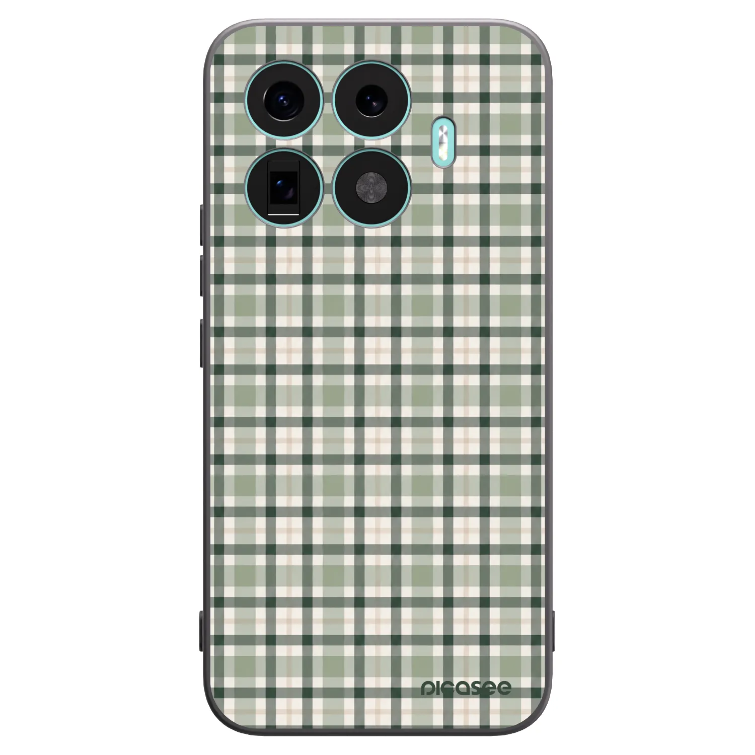 Picasee fekete szilikon tok az alábbi mobiltelefonokra Xiaomi 17T Pro - Sage Tartan