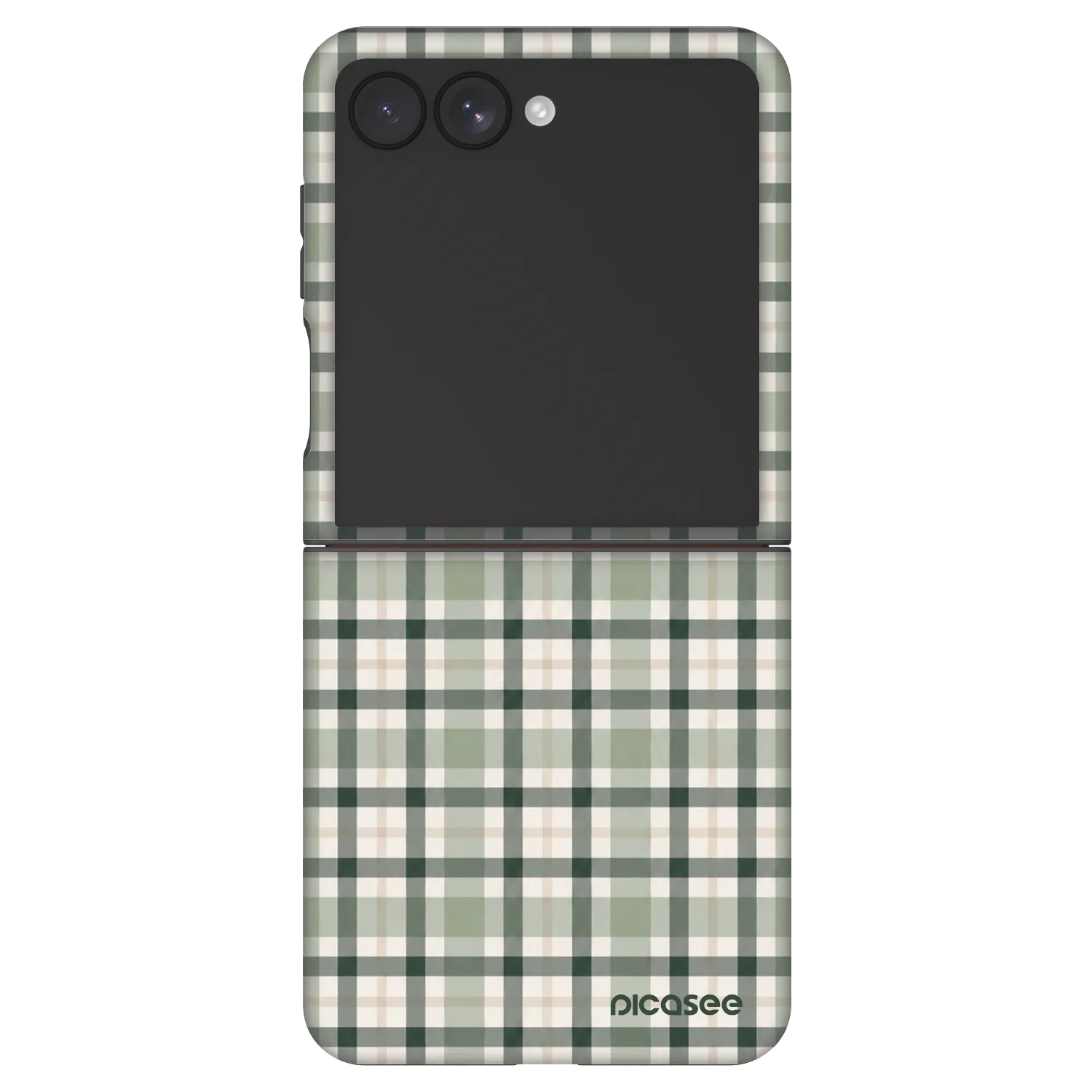 Picasee Fashion Case Samsung Galaxy Z Flip7 5G - Sage Tartan