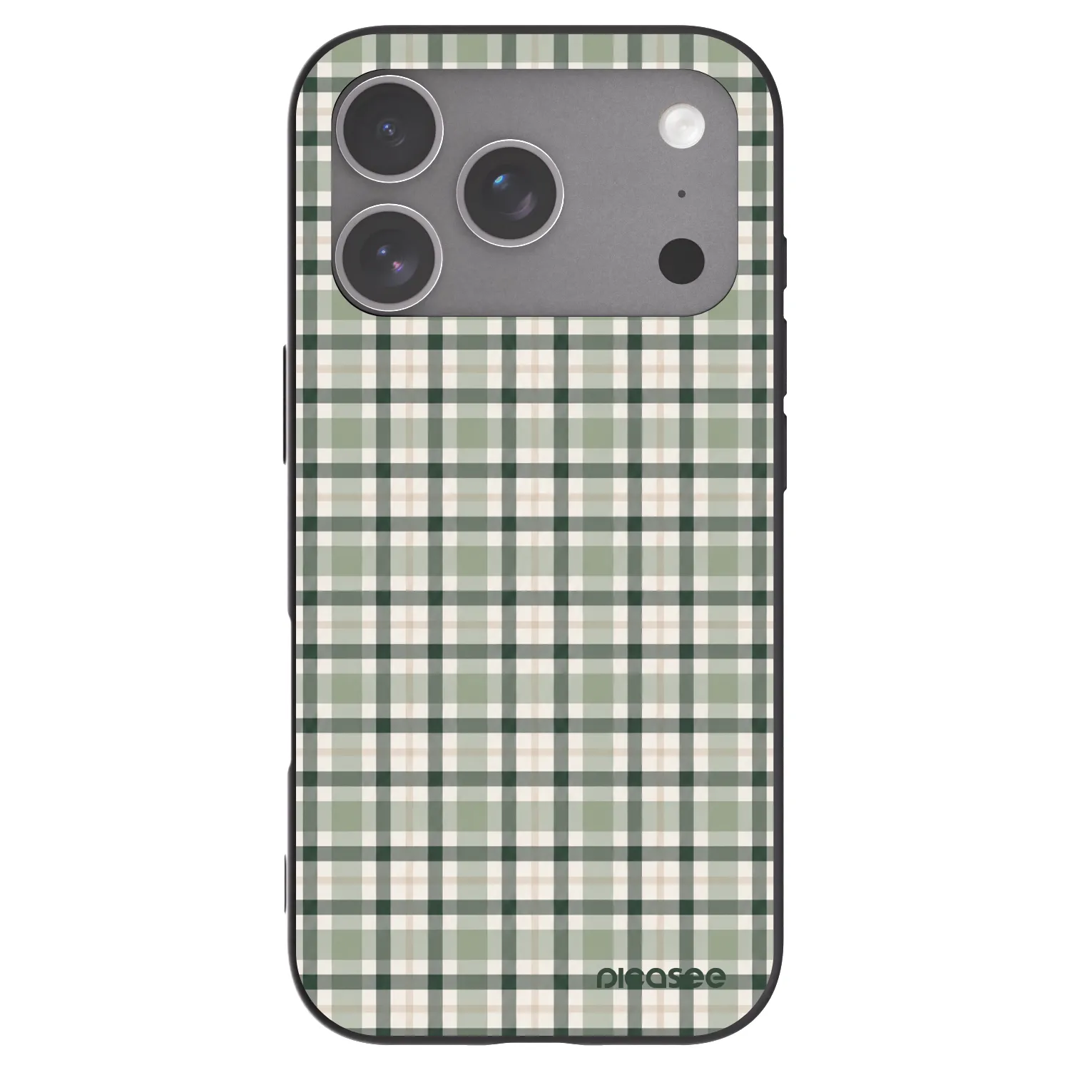 Picasee fekete szilikon tok az alábbi mobiltelefonokra Apple iPhone 18 Pro - Sage Tartan