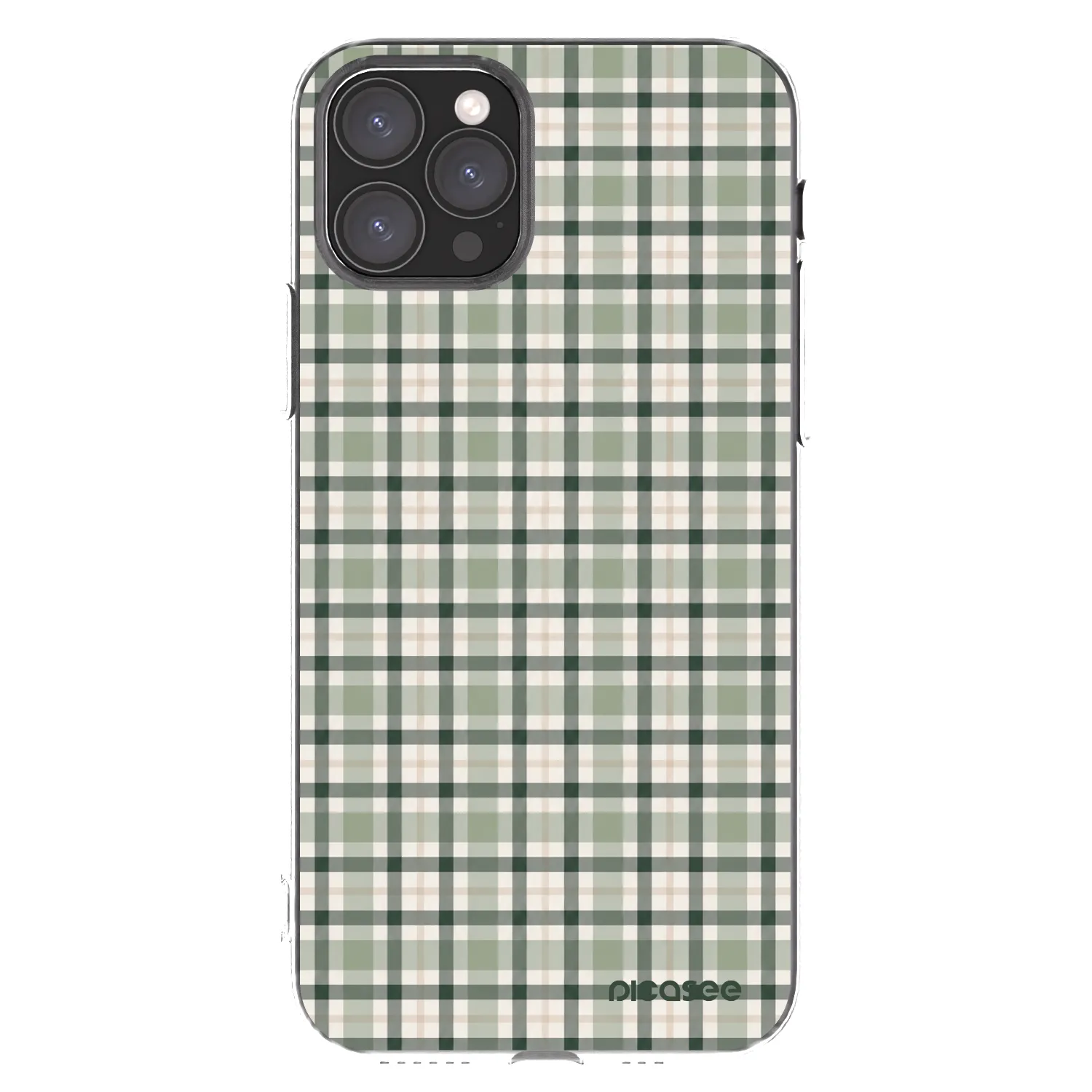 Picasee átlátszó szilikon tok az alábbi mobiltelefonokra Apple iPhone 11 Pro - Sage Tartan