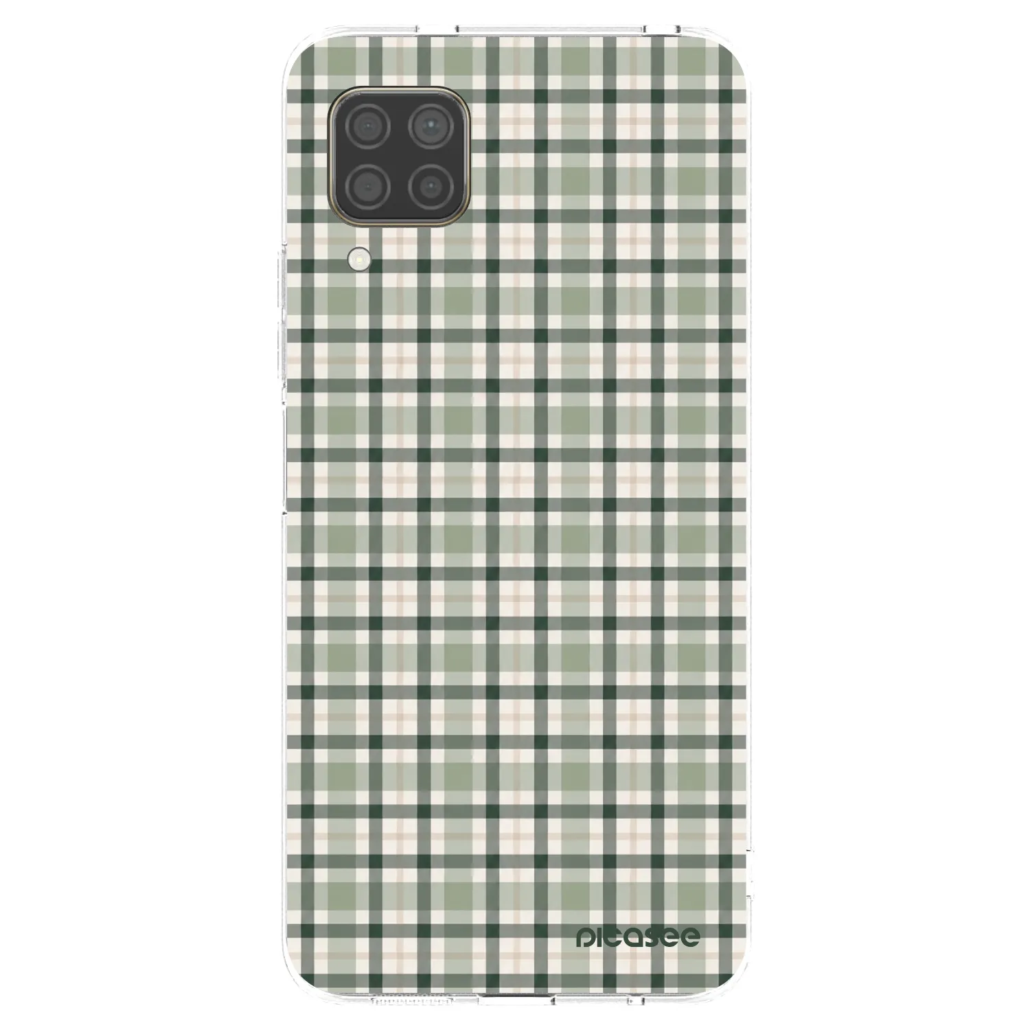 Picasee átlátszó szilikon tok az alábbi mobiltelefonokra Huawei P40 Lite - Sage Tartan