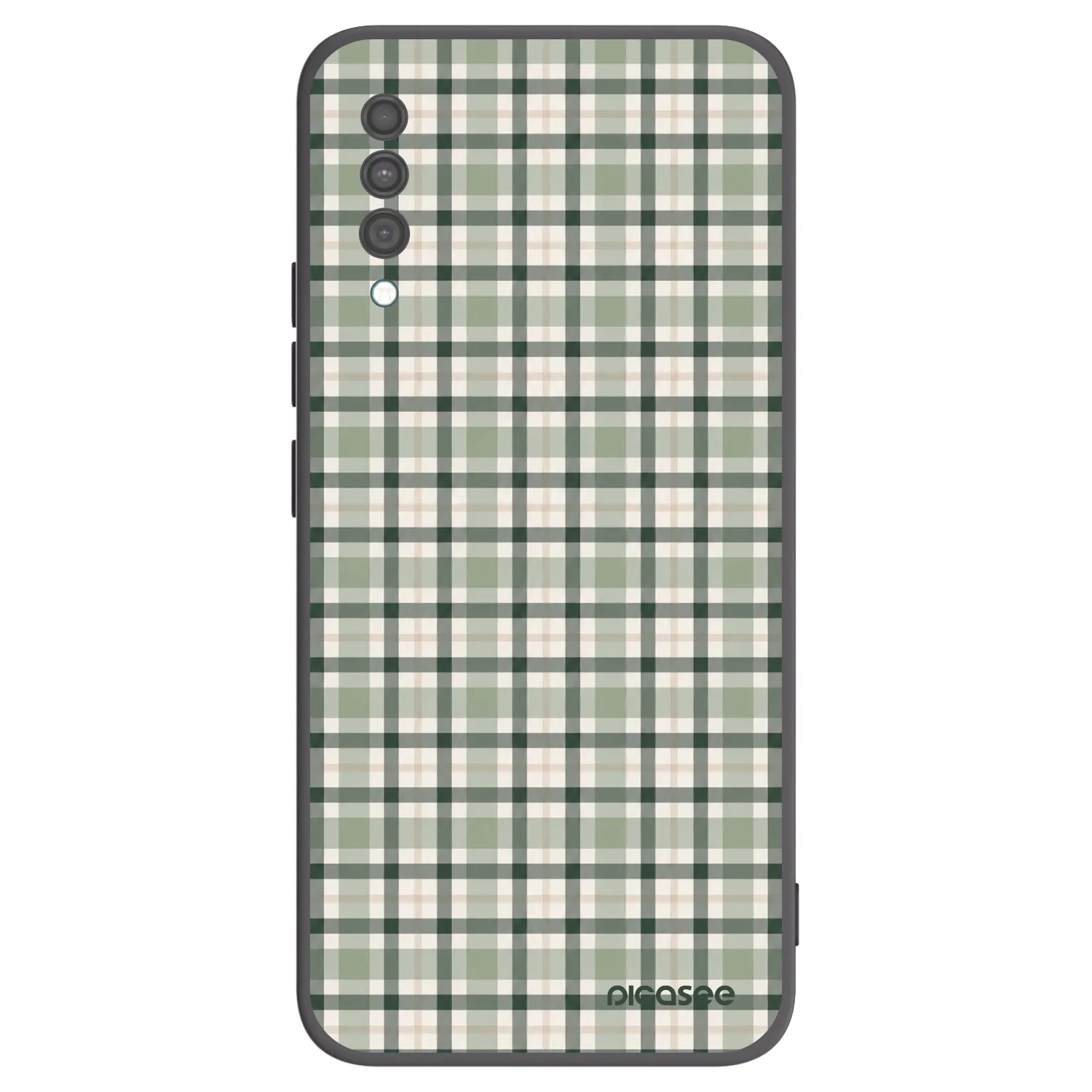 Picasee fekete szilikon tok az alábbi mobiltelefonokra Samsung Galaxy A30s A307F - Sage Tartan