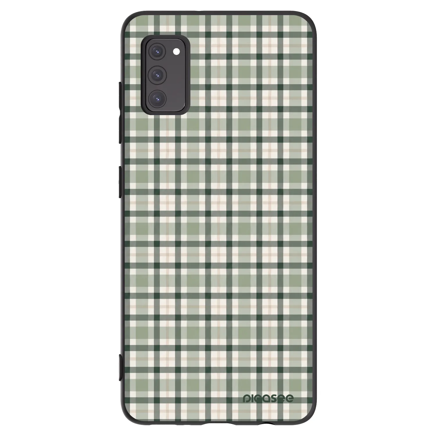 Picasee fekete szilikon tok az alábbi mobiltelefonokra Samsung Galaxy A41 A415F - Sage Tartan
