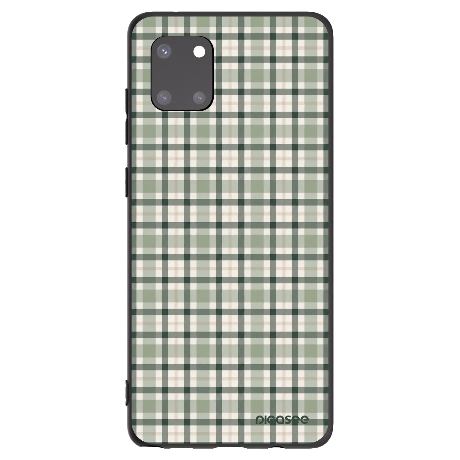 Picasee fekete szilikon tok az alábbi mobiltelefonokra Samsung Galaxy Note 10 Lite N770F - Sage Tartan