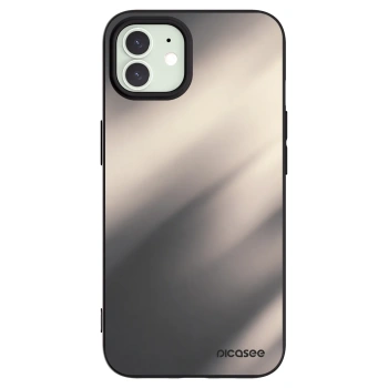 Picasee fekete szilikon tok az alábbi mobiltelefonokra Apple iPhone 12 - Smoky Beige