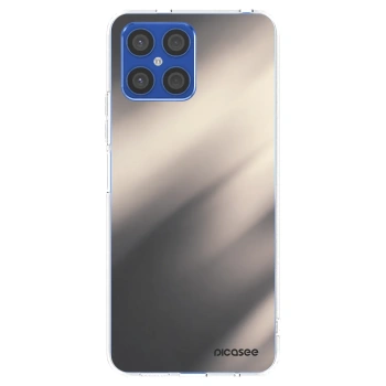 Picasee átlátszó szilikon tok az alábbi mobiltelefonokra Honor X8 4G - Smoky Beige