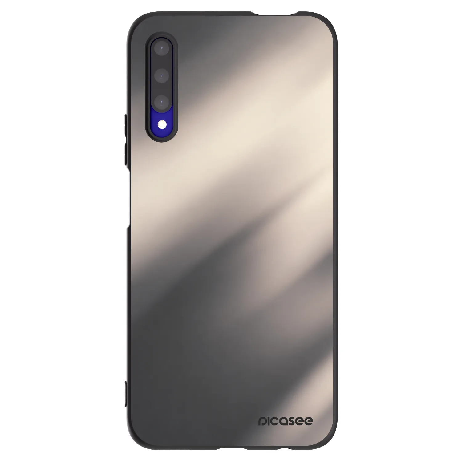 Picasee fekete szilikon tok az alábbi mobiltelefonokra Honor 9X Pro - Smoky Beige