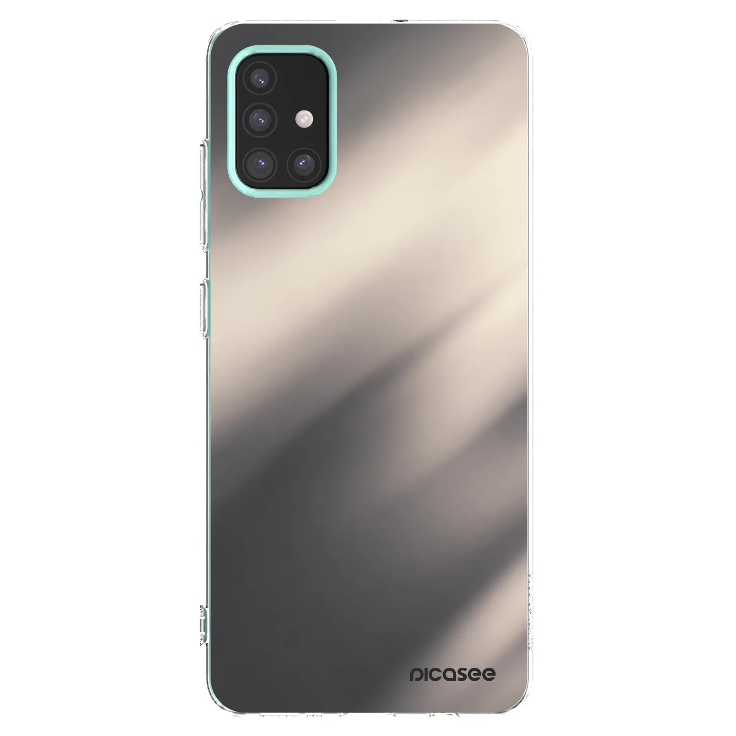 Picasee átlátszó szilikon tok az alábbi mobiltelefonokra Samsung Galaxy M31s - Smoky Beige