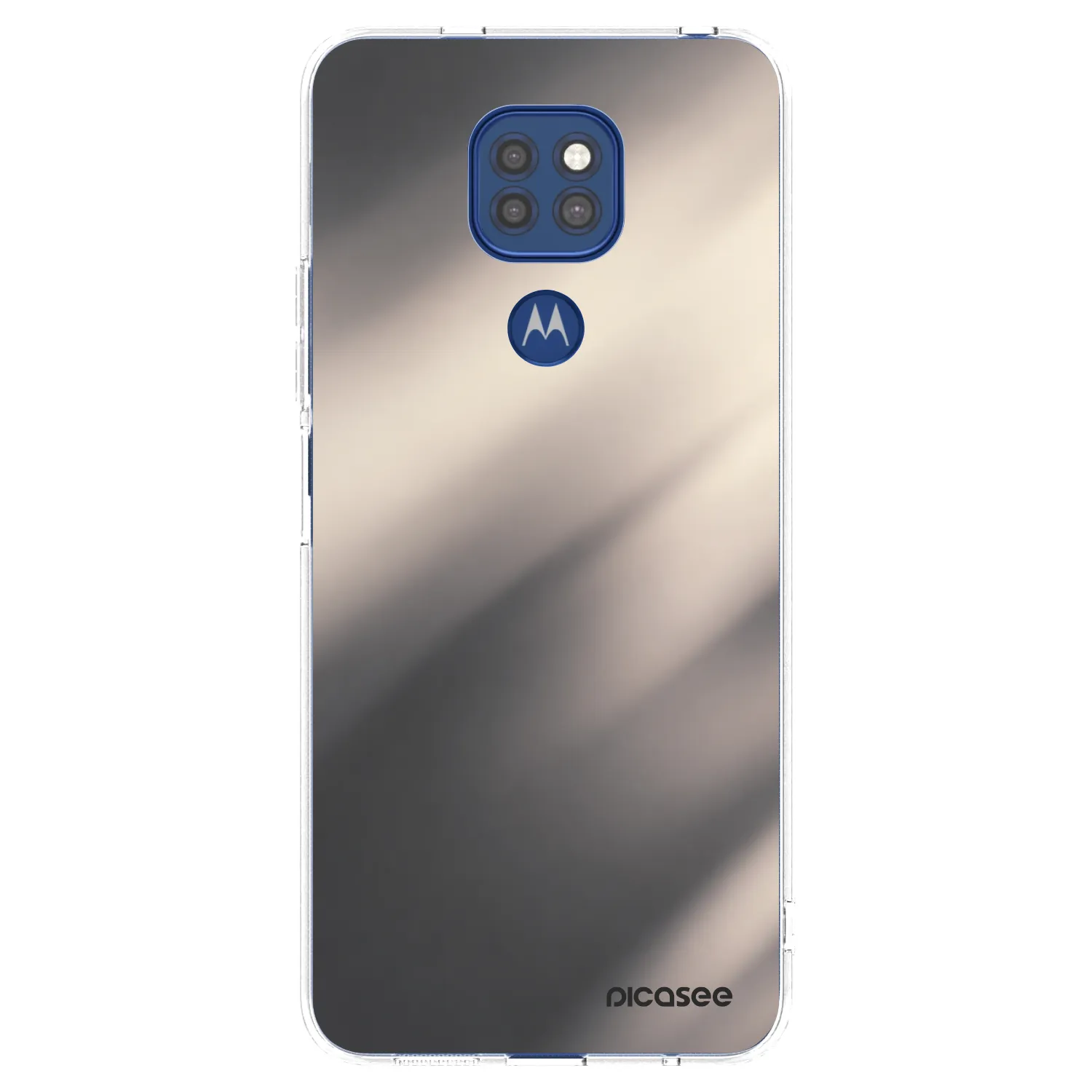 Picasee átlátszó szilikon tok az alábbi mobiltelefonokra Motorola Moto G9 Play - Smoky Beige