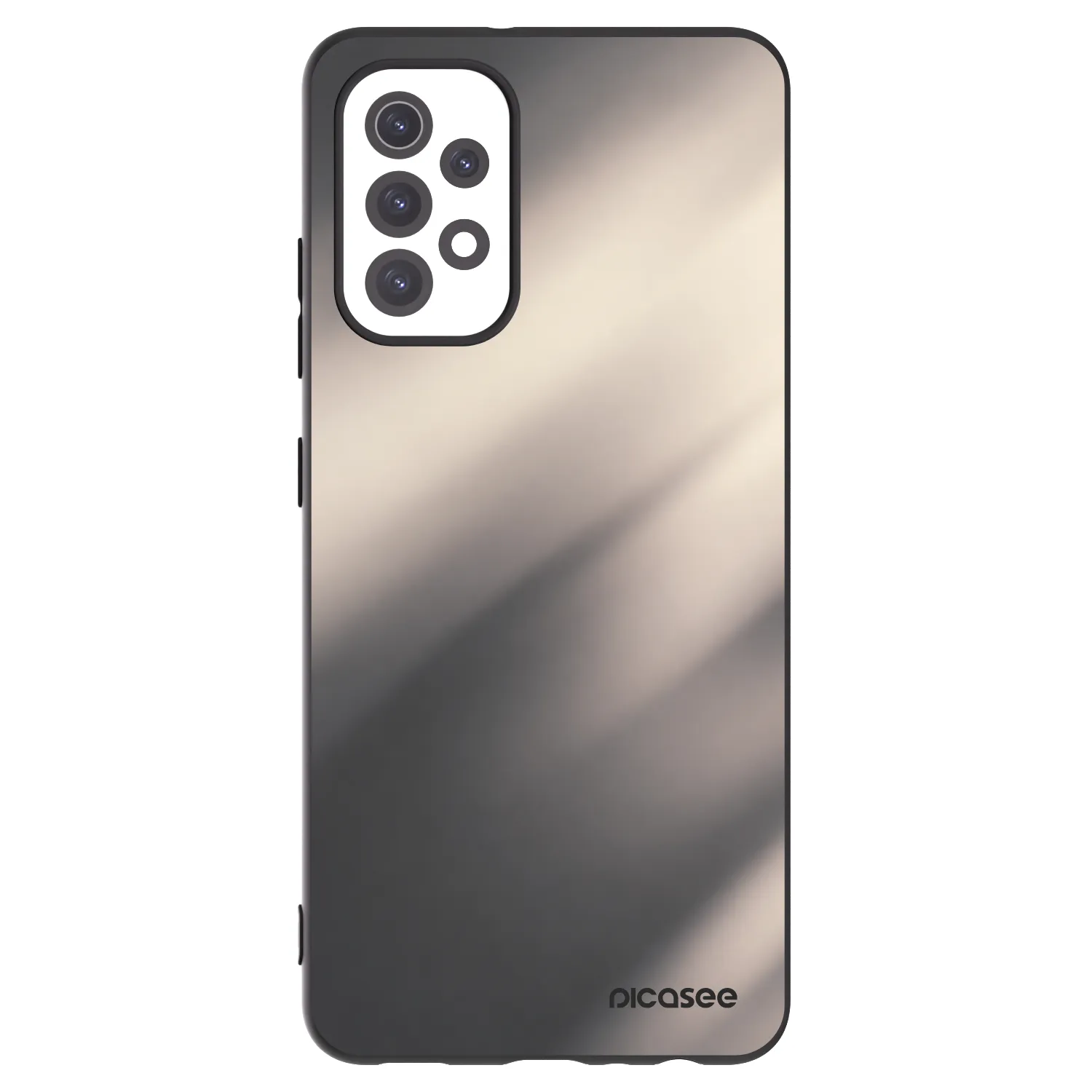 Picasee fekete szilikon tok az alábbi mobiltelefonokra Samsung Galaxy A32 5G A326B - Smoky Beige