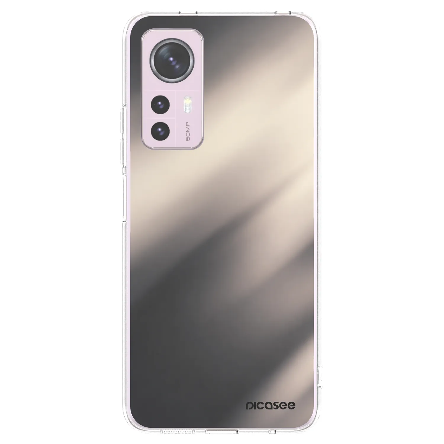 Picasee átlátszó szilikon tok az alábbi mobiltelefonokra Xiaomi 12 - Smoky Beige