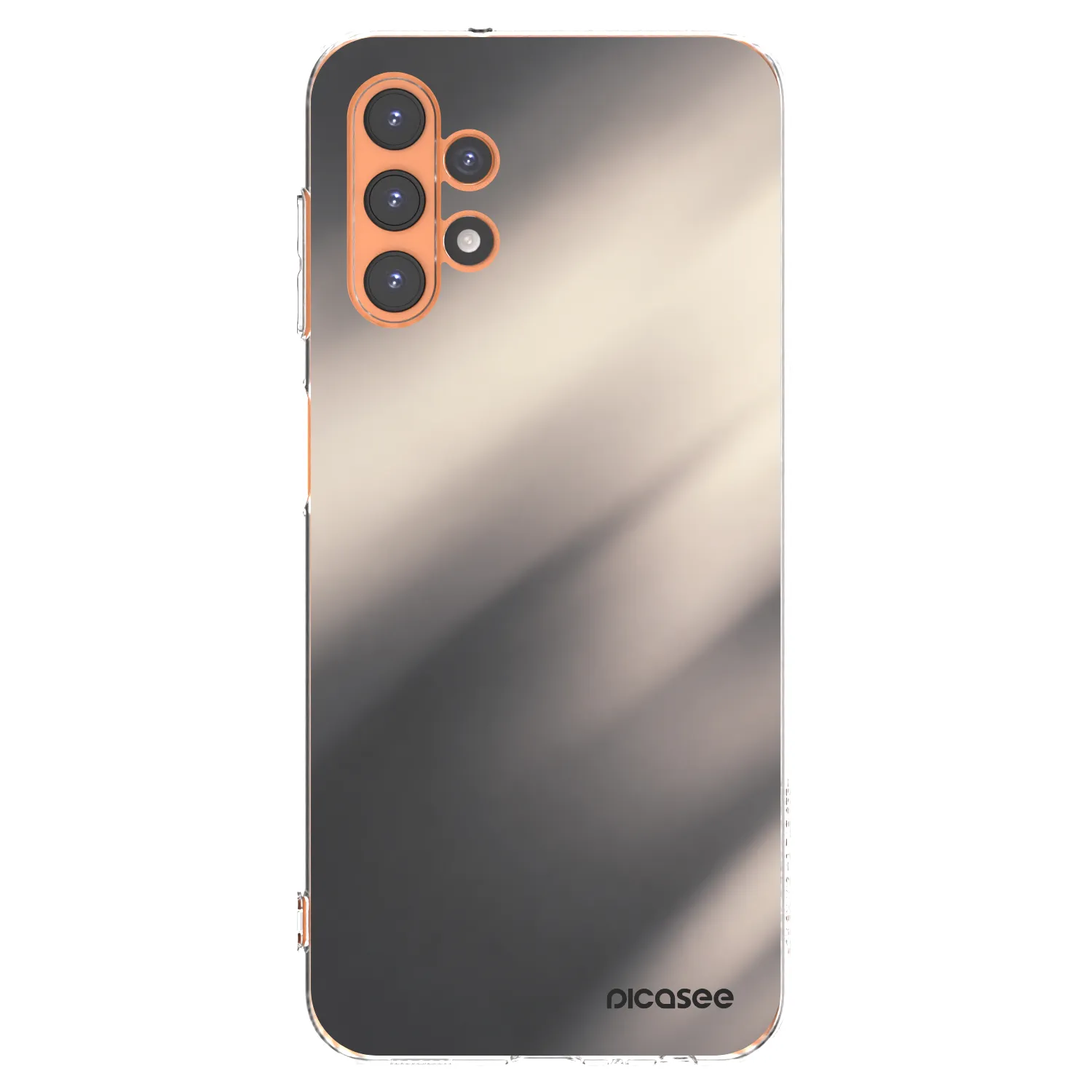 Picasee átlátszó szilikon tok az alábbi mobiltelefonokra Samsung Galaxy A13 4G A135 - Smoky Beige