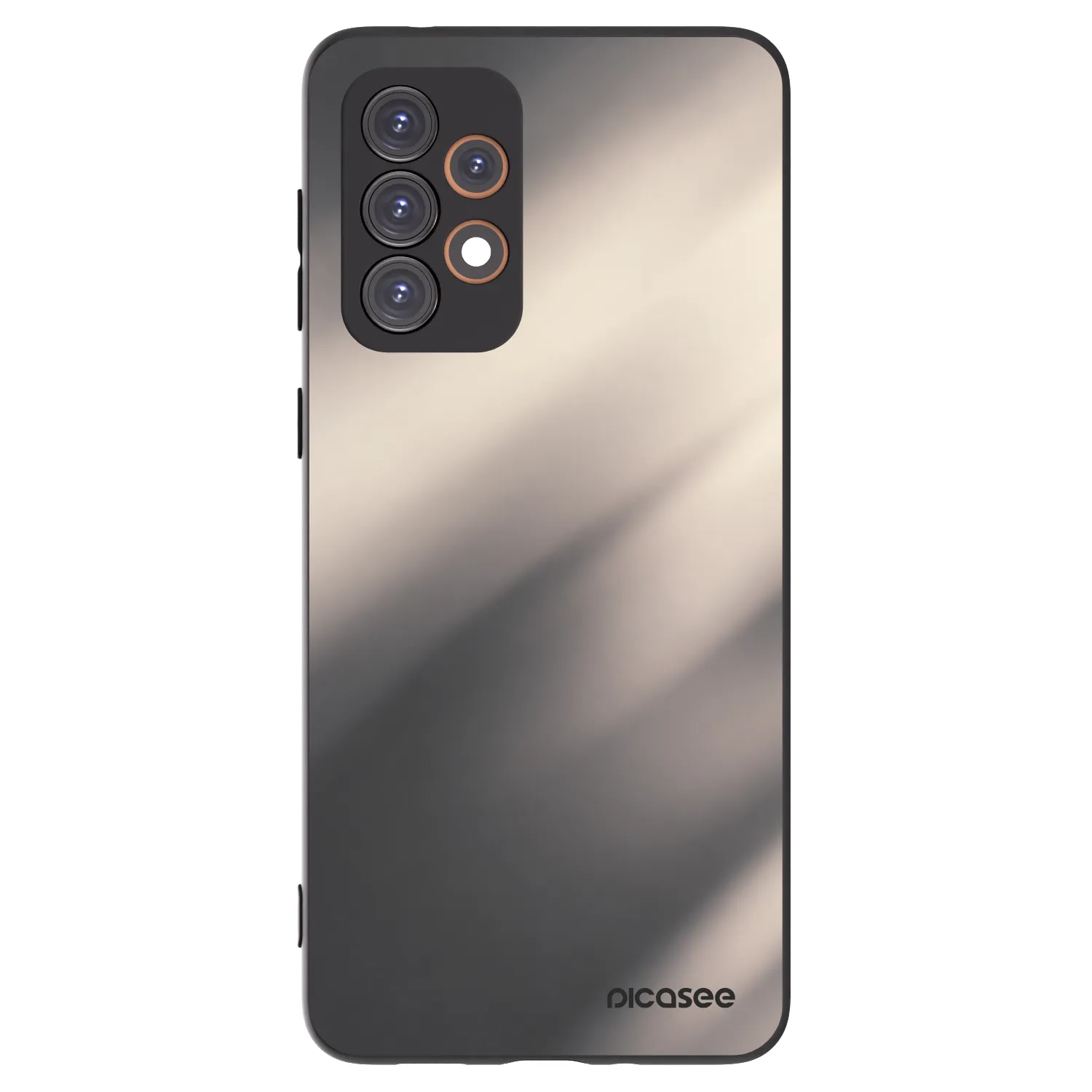 Picasee fekete szilikon tok az alábbi mobiltelefonokra Samsung Galaxy A33 5G A336 - Smoky Beige