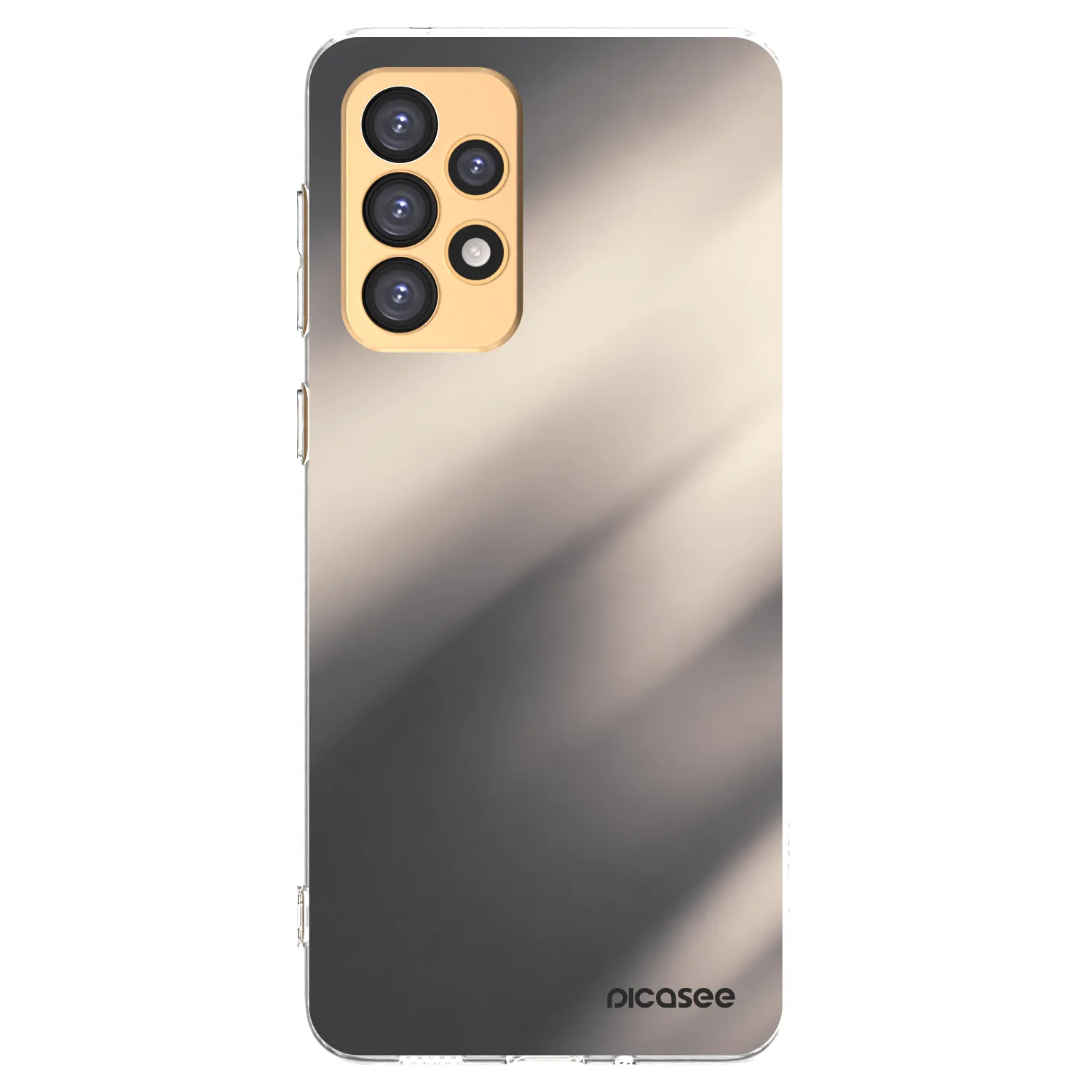 Picasee átlátszó szilikon tok az alábbi mobiltelefonokra Samsung Galaxy A33 5G A336 - Smoky Beige