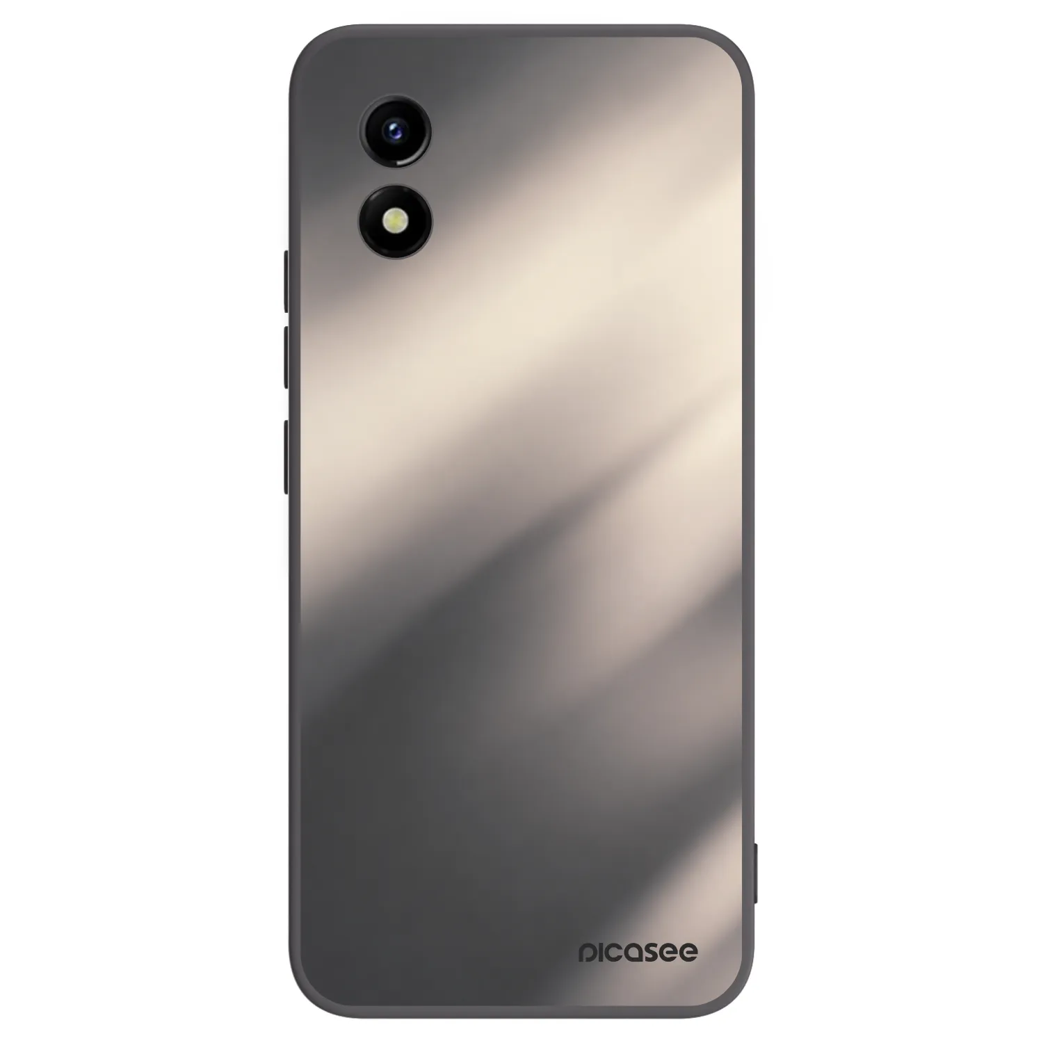 Picasee fekete szilikon tok az alábbi mobiltelefonokra Vivo Y01 - Smoky Beige