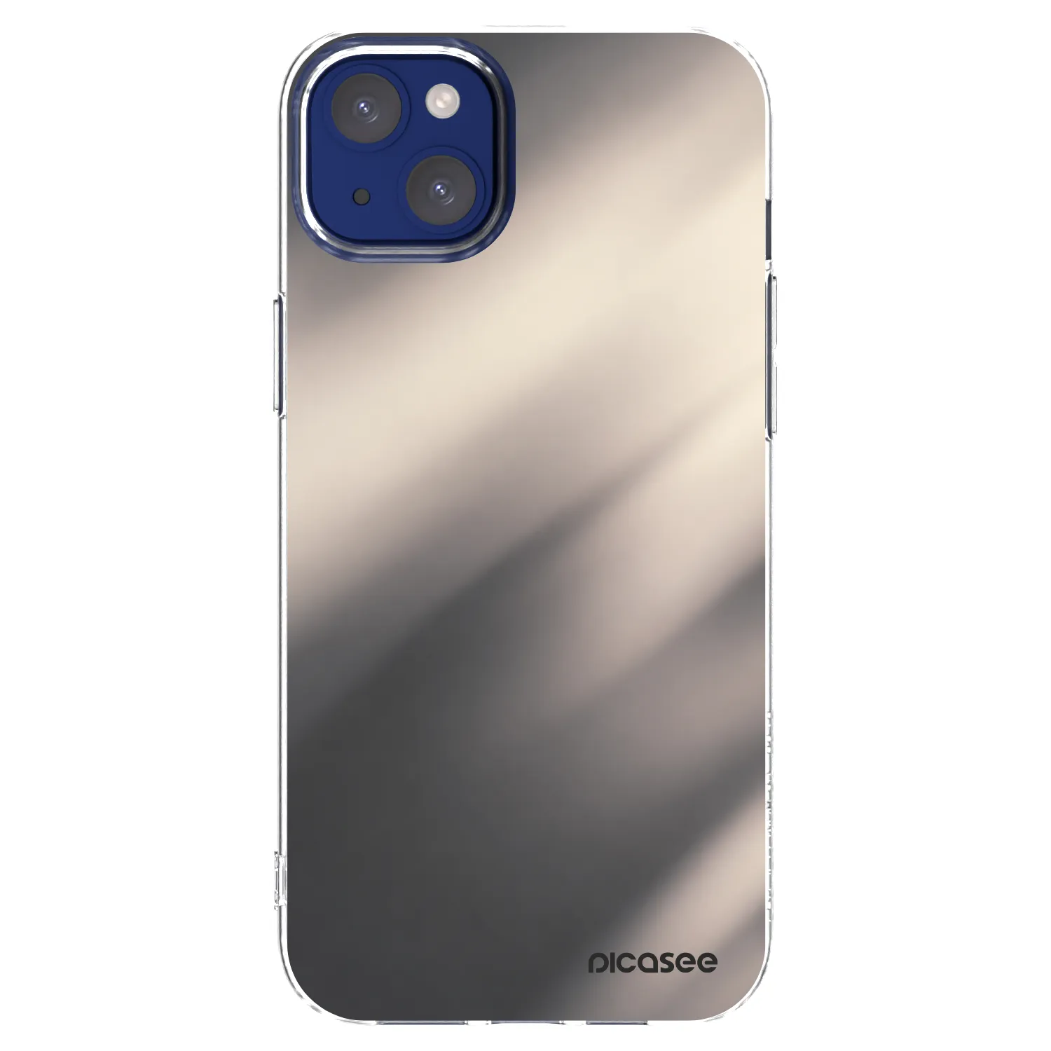 Picasee átlátszó szilikon tok az alábbi mobiltelefonokra Apple iPhone 14 Plus - Smoky Beige