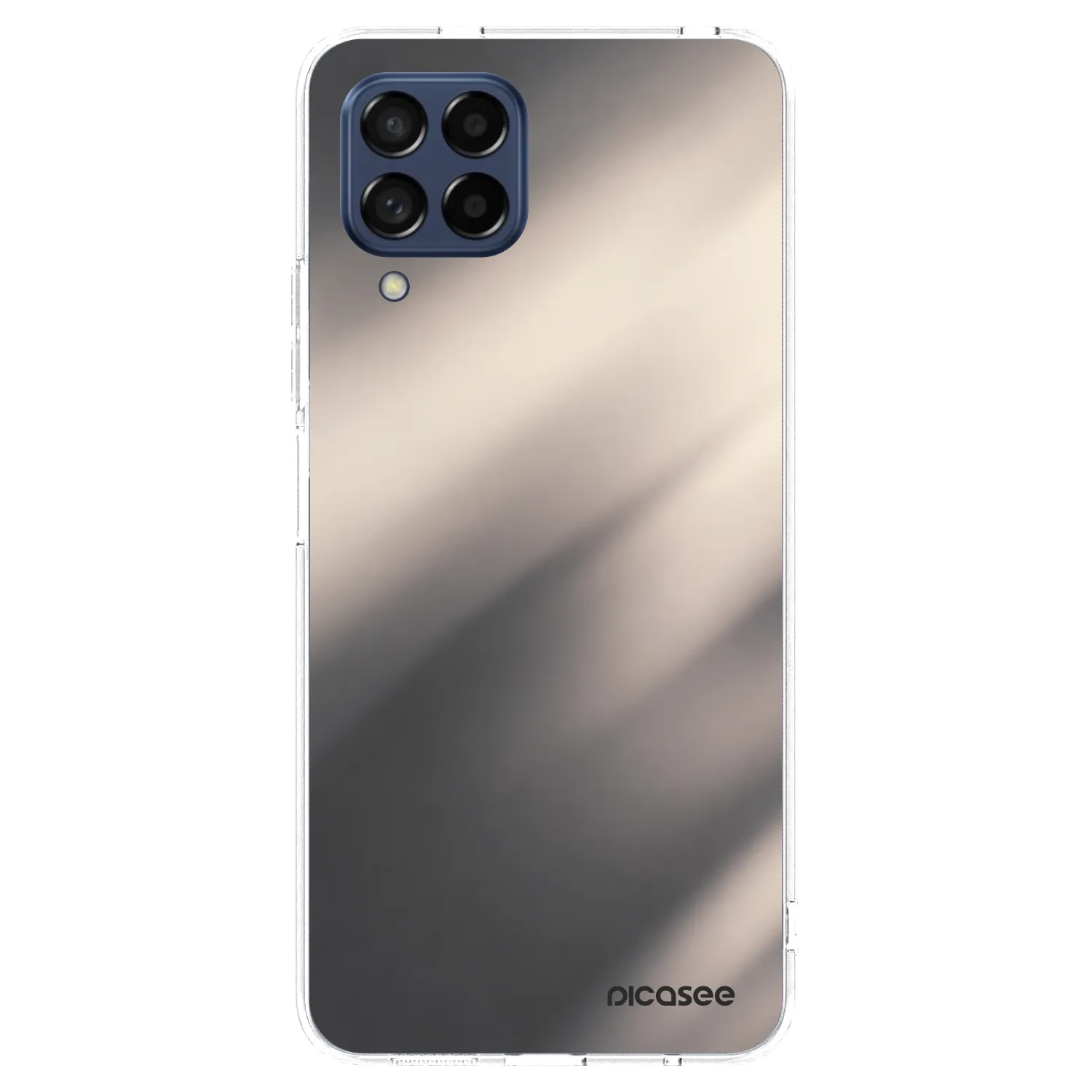 Picasee átlátszó szilikon tok az alábbi mobiltelefonokra Samsung Galaxy M53 5G - Smoky Beige