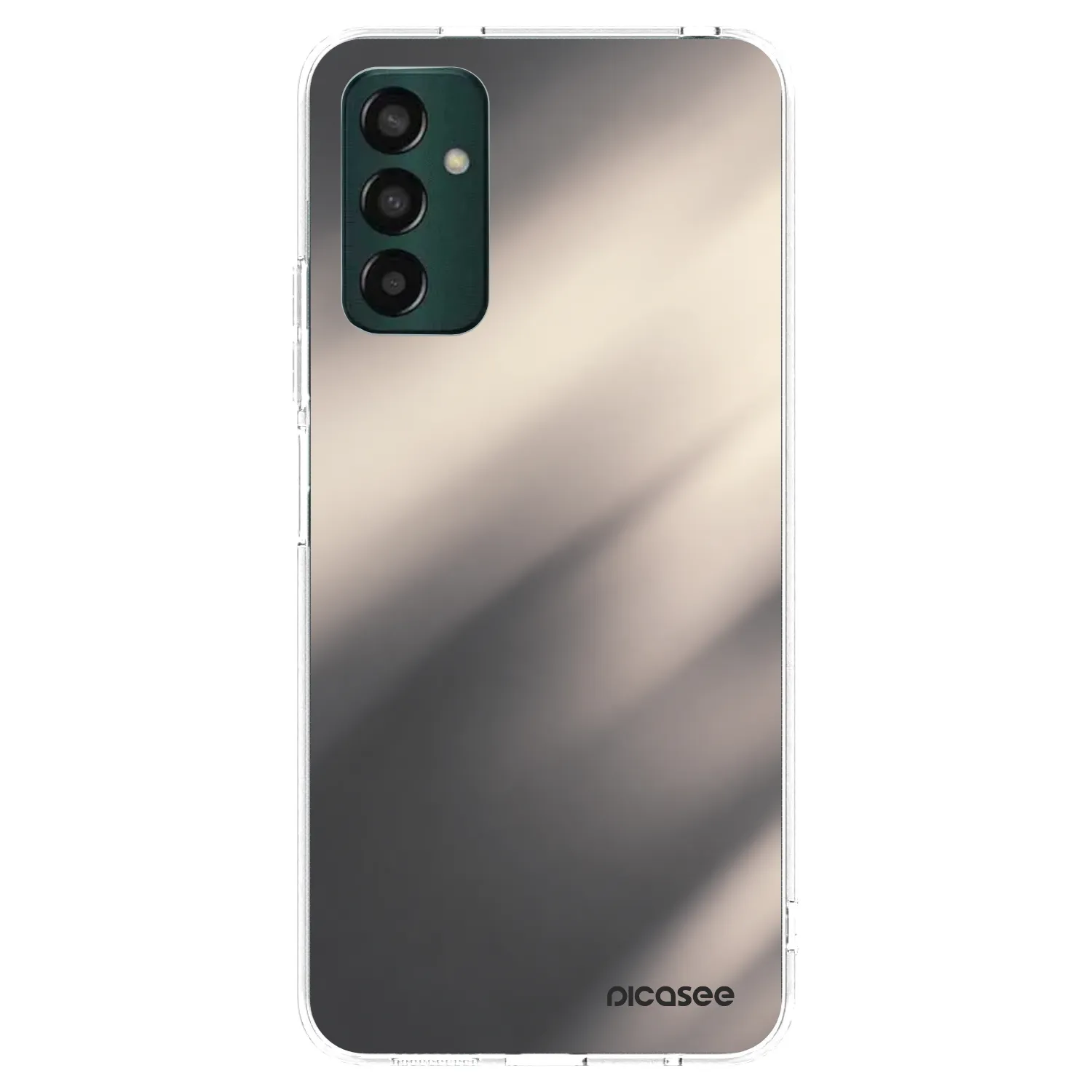 Picasee átlátszó szilikon tok az alábbi mobiltelefonokra Samsung Galaxy M13 M135F - Smoky Beige