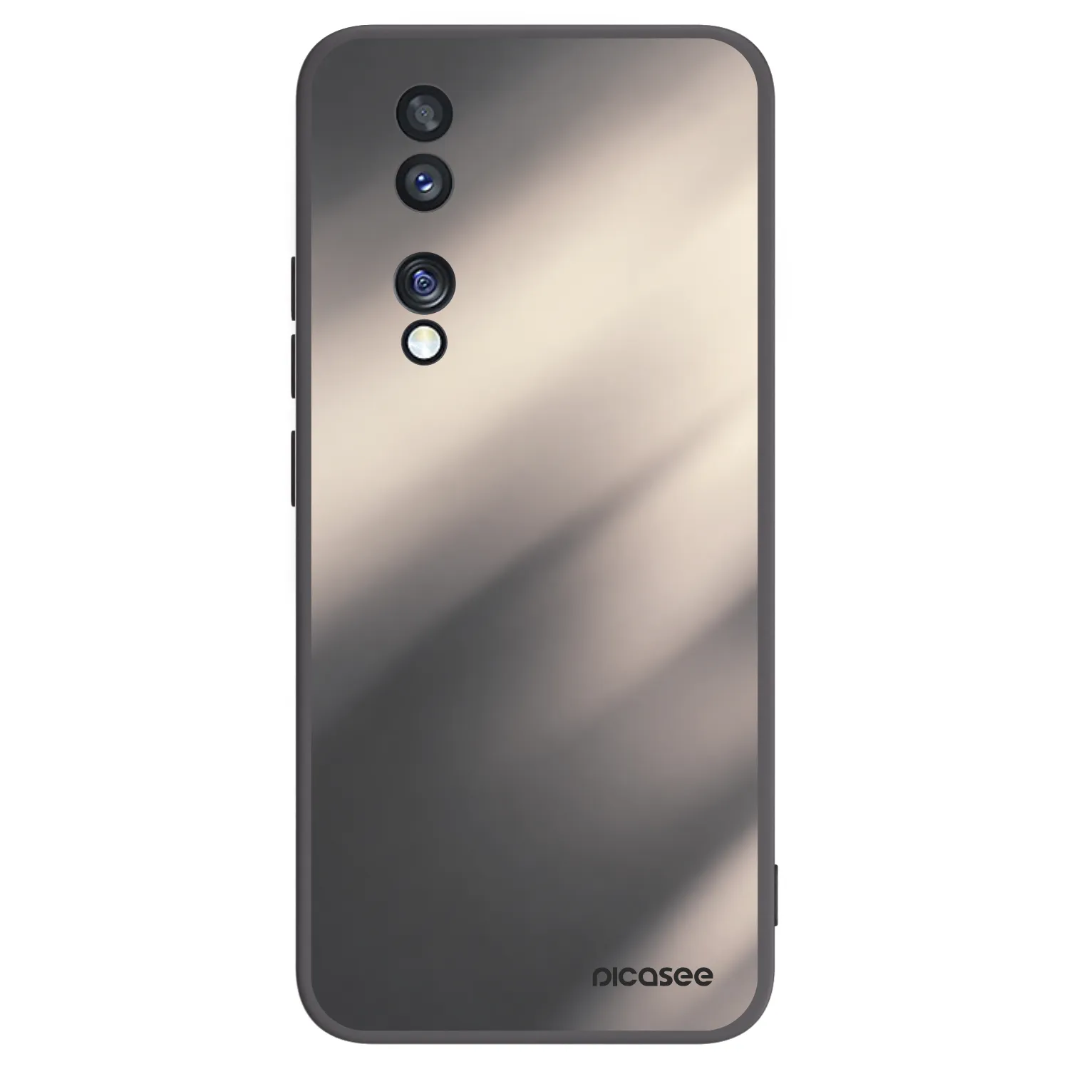Picasee fekete szilikon tok az alábbi mobiltelefonokra Honor 70 - Smoky Beige