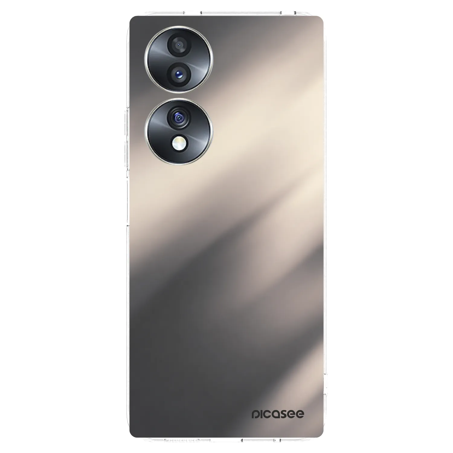 Picasee átlátszó szilikon tok az alábbi mobiltelefonokra Honor 70 - Smoky Beige