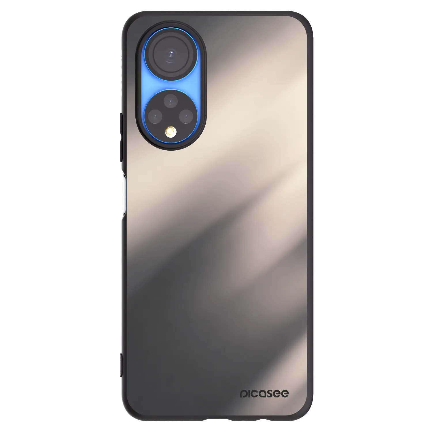 Picasee fekete szilikon tok az alábbi mobiltelefonokra Honor X7 - Smoky Beige