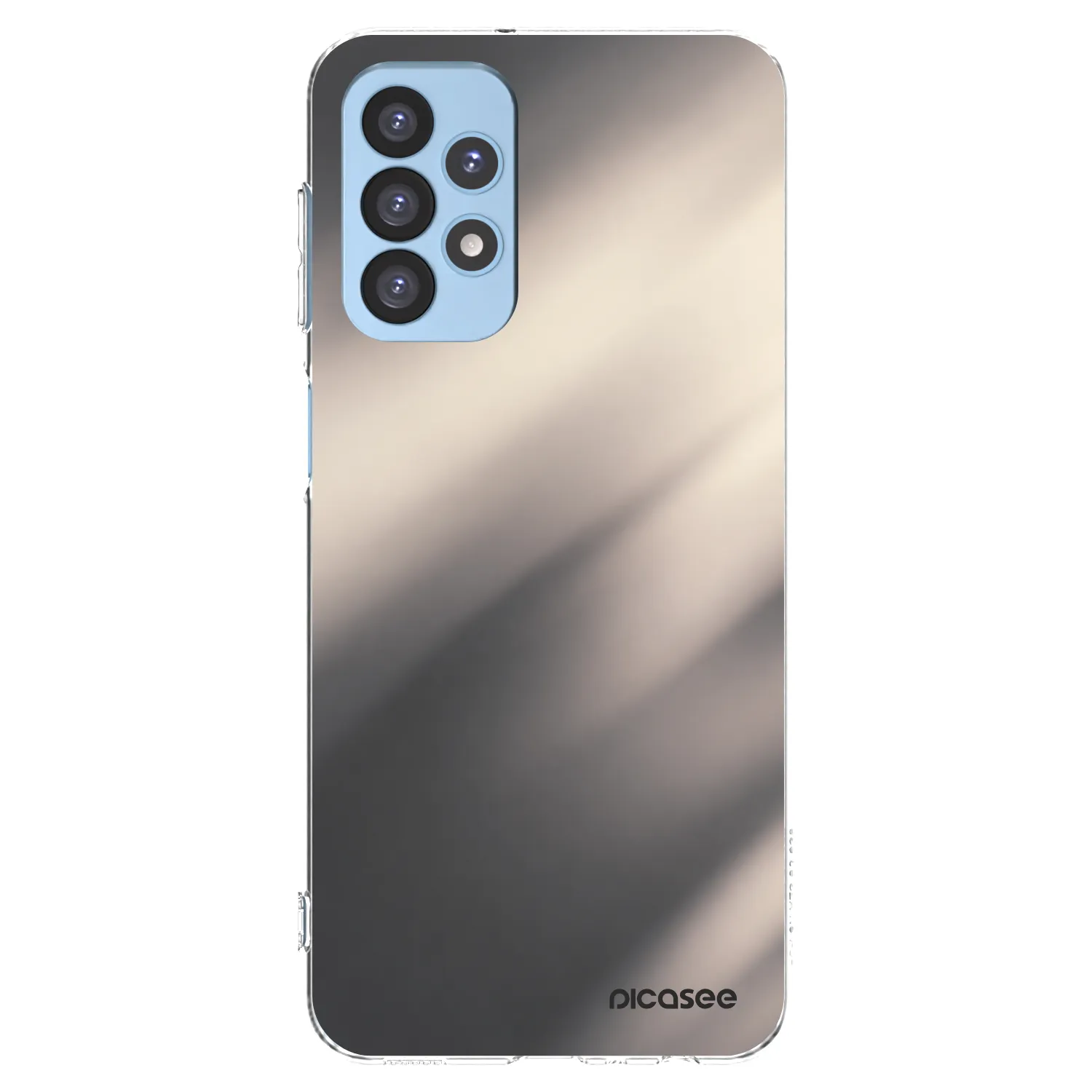 Picasee átlátszó szilikon tok az alábbi mobiltelefonokra Samsung Galaxy A23 A235F 4G - Smoky Beige
