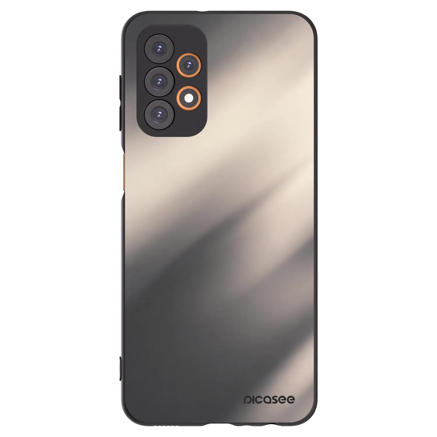 Picasee fekete szilikon tok az alábbi mobiltelefonokra Samsung Galaxy A23 A236B 5G - Smoky Beige