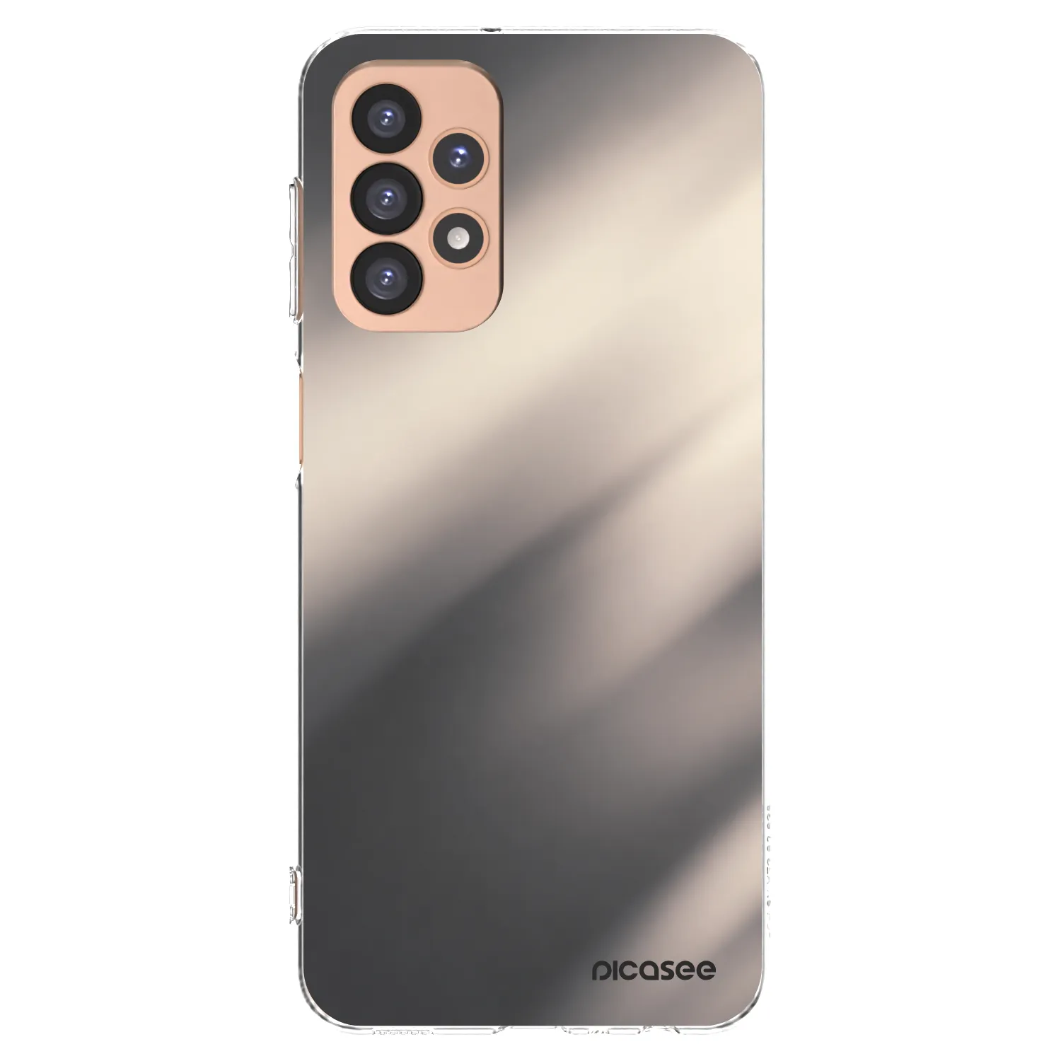Picasee átlátszó szilikon tok az alábbi mobiltelefonokra Samsung Galaxy A23 A236B 5G - Smoky Beige