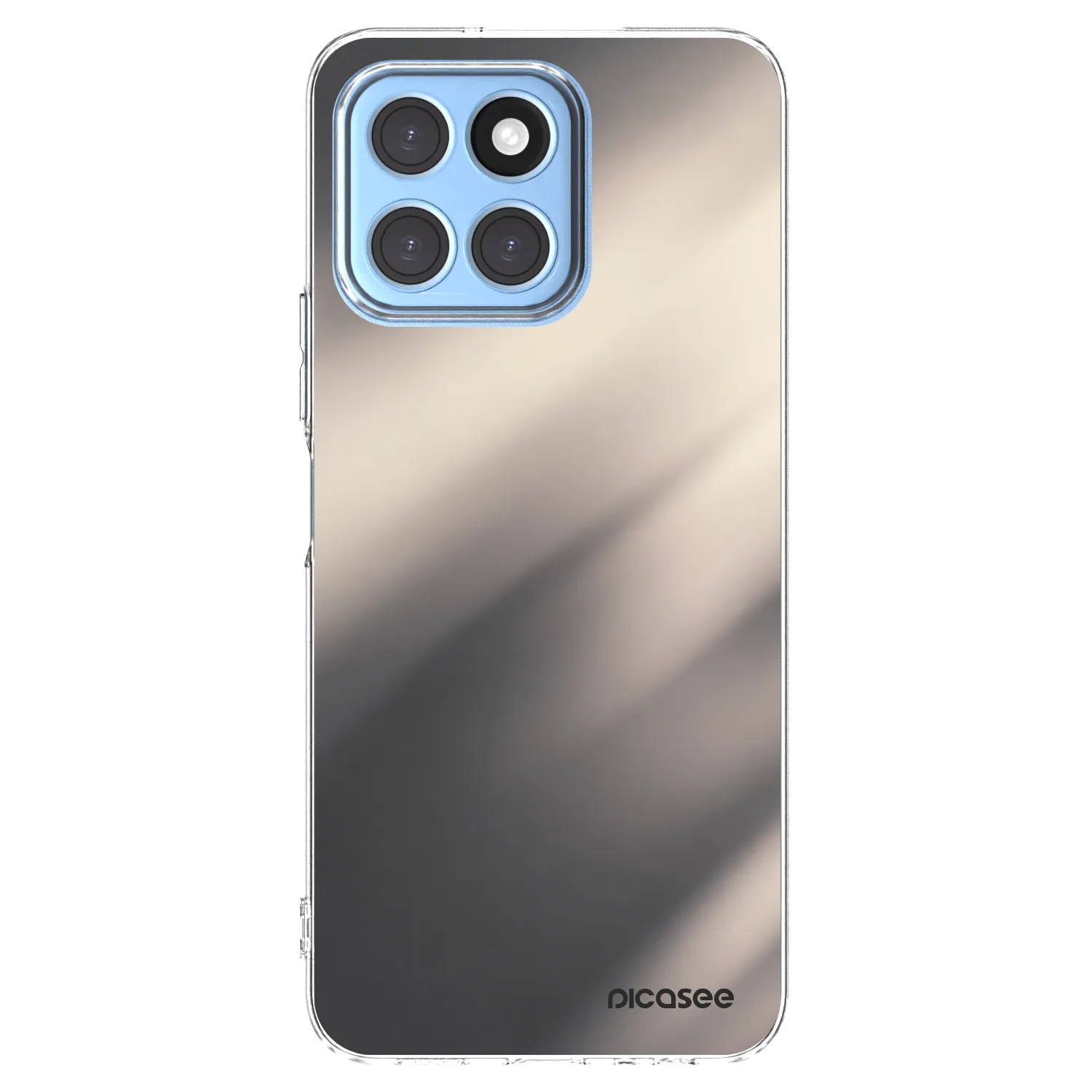 Picasee átlátszó szilikon tok az alábbi mobiltelefonokra Honor X8 5G - Smoky Beige