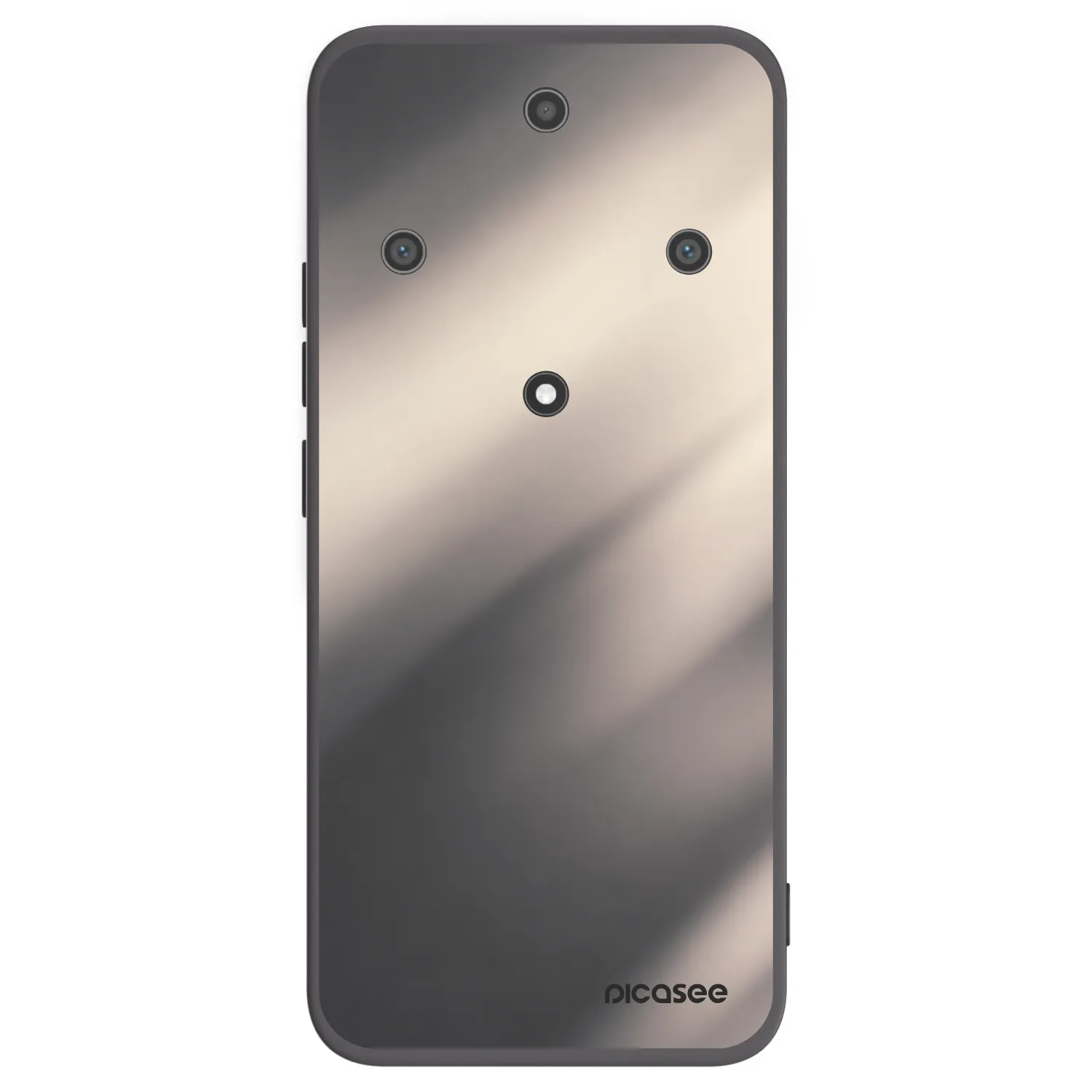 Picasee fekete szilikon tok az alábbi mobiltelefonokra Honor Magic5 Lite 5G - Smoky Beige