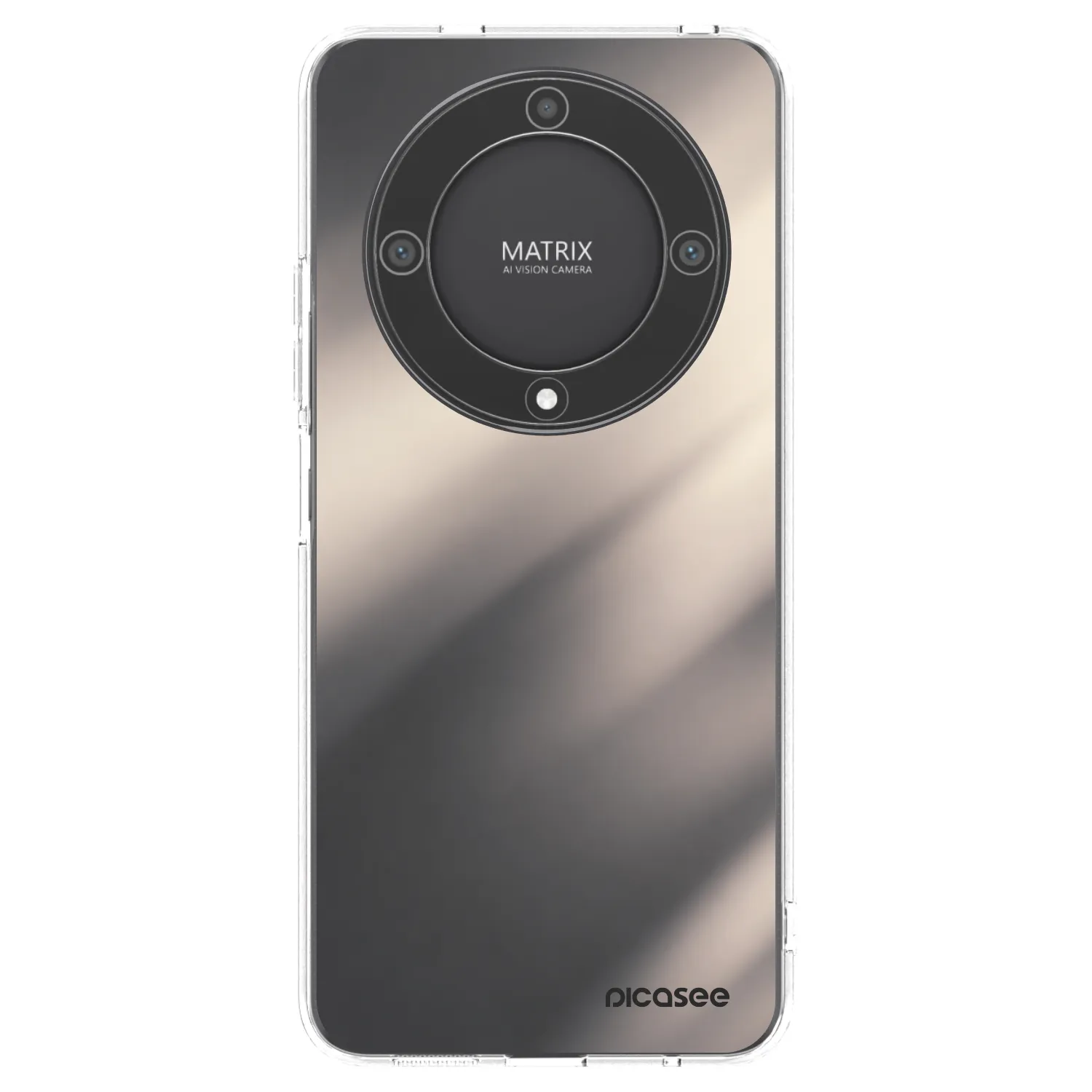 Picasee átlátszó szilikon tok az alábbi mobiltelefonokra Honor Magic5 Lite 5G - Smoky Beige