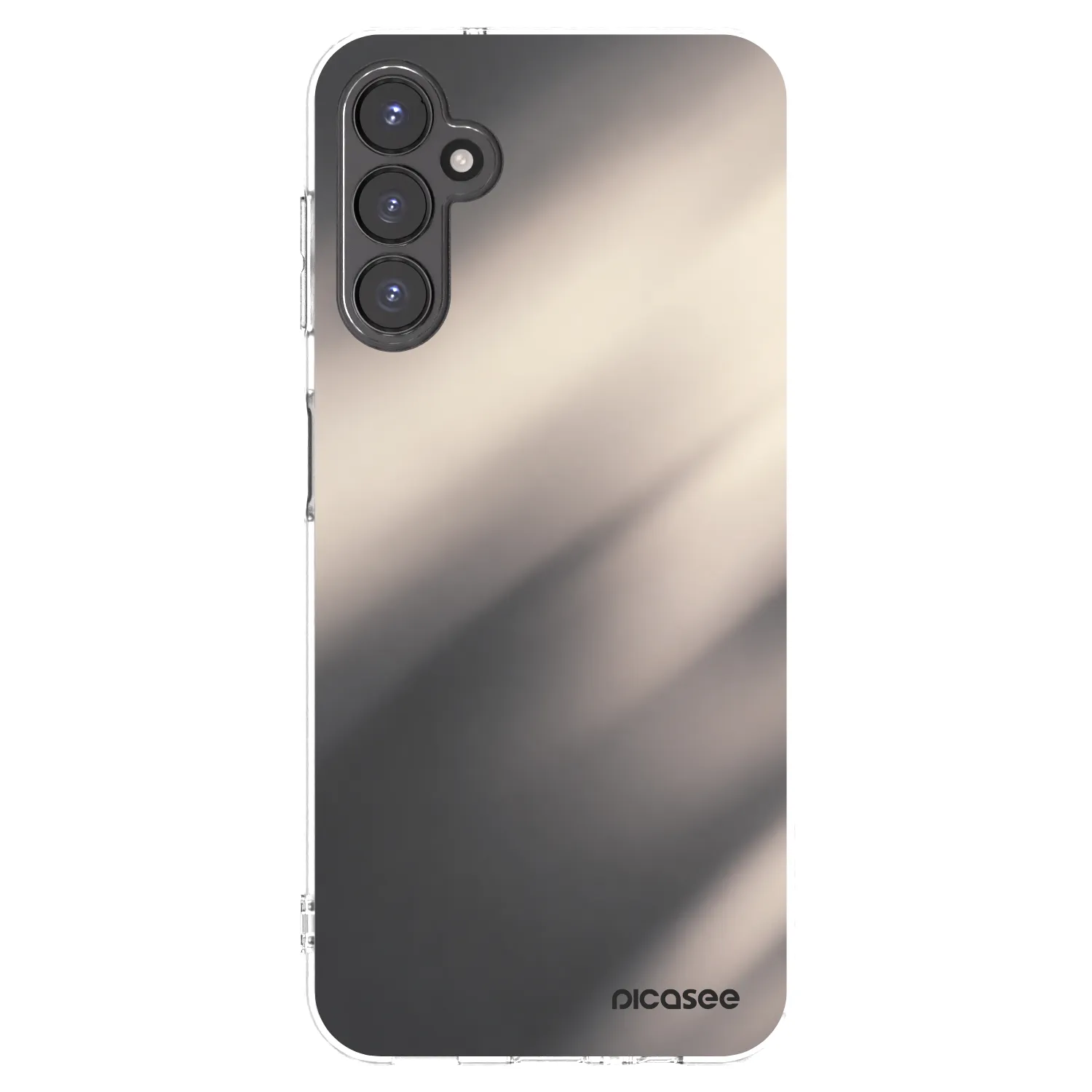 Picasee átlátszó szilikon tok az alábbi mobiltelefonokra Samsung Galaxy A14 4G A145R - Smoky Beige