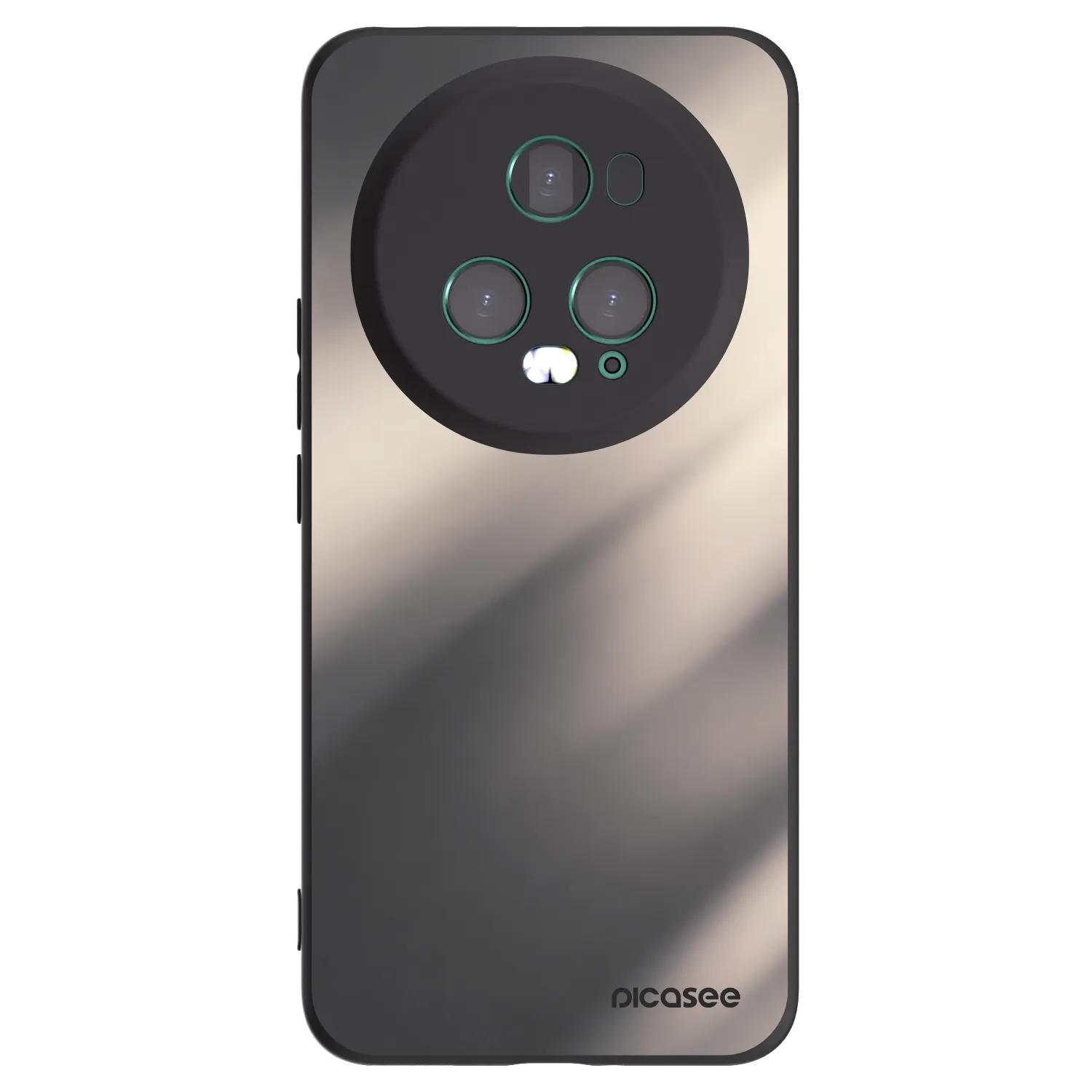 Picasee fekete szilikon tok az alábbi mobiltelefonokra Honor Magic5 Pro - Smoky Beige