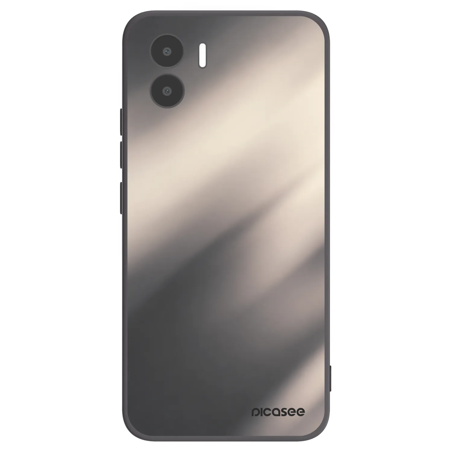 Picasee fekete szilikon tok az alábbi mobiltelefonokra Xiaomi Redmi A2 - Smoky Beige