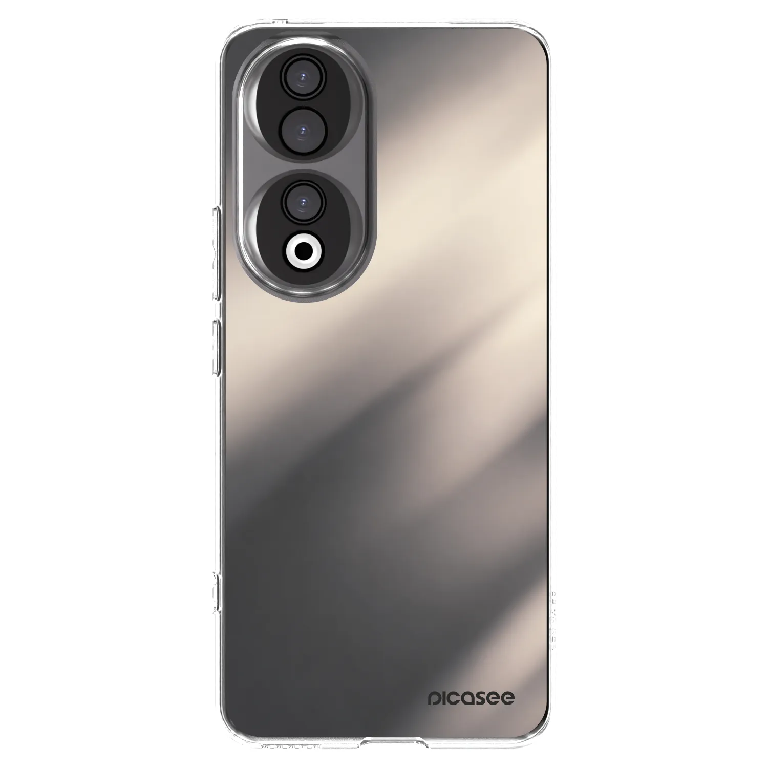 Picasee átlátszó szilikon tok az alábbi mobiltelefonokra Honor 90 5G - Smoky Beige