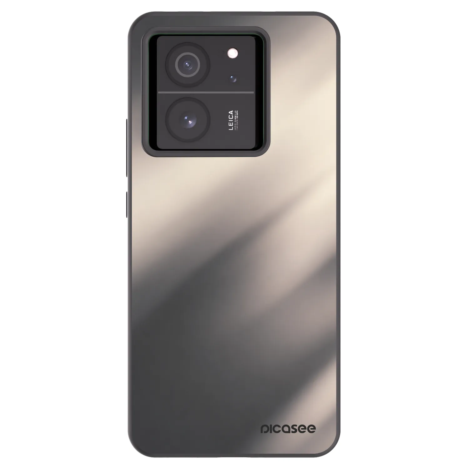 Picasee fekete szilikon tok az alábbi mobiltelefonokra Xiaomi 13T Pro - Smoky Beige