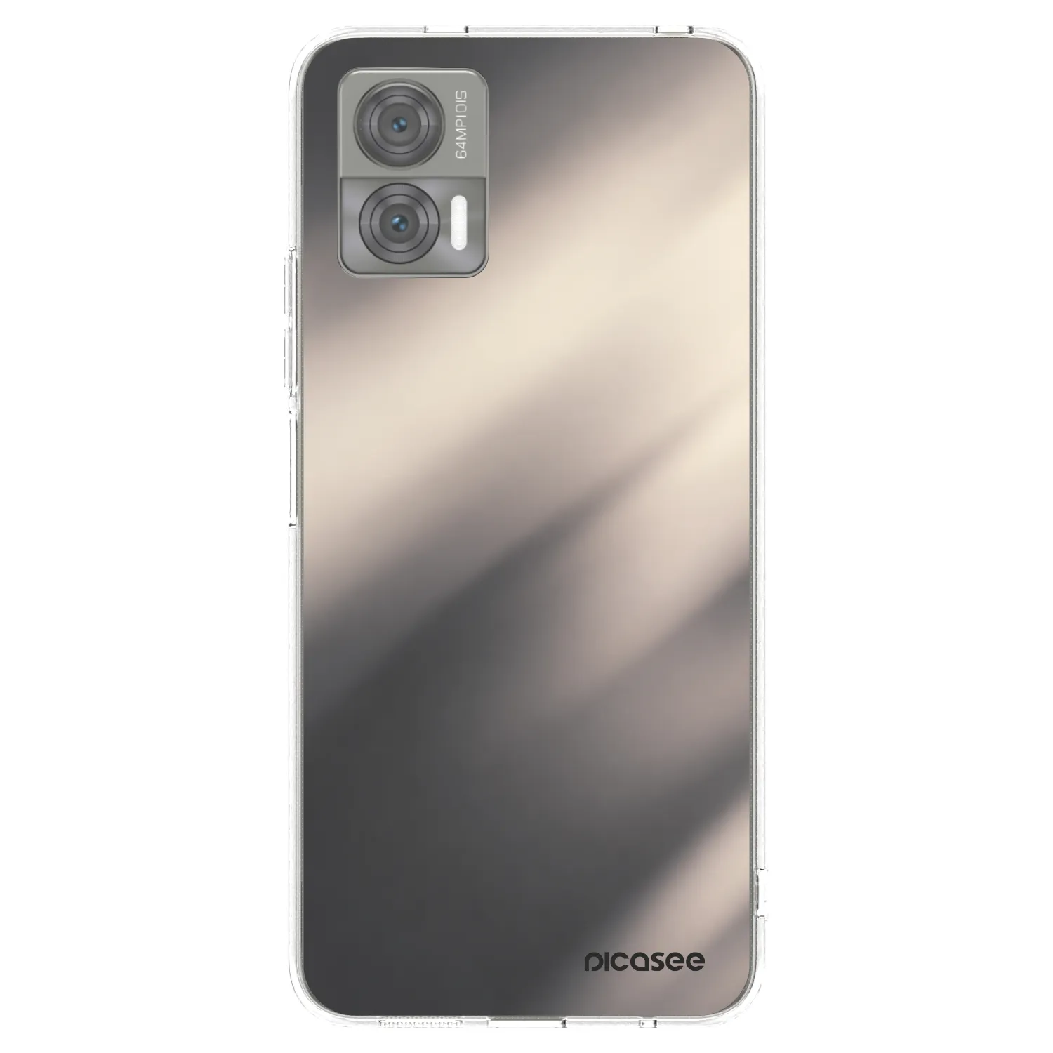 Picasee átlátszó szilikon tok az alábbi mobiltelefonokra Motorola Edge 30 Neo - Smoky Beige