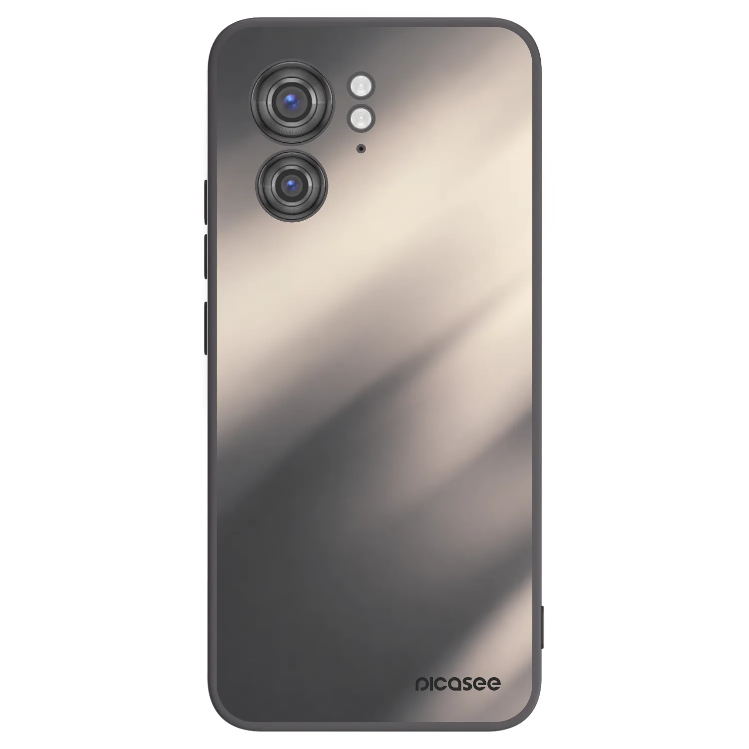 Picasee fekete szilikon tok az alábbi mobiltelefonokra Motorola Edge 40 - Smoky Beige