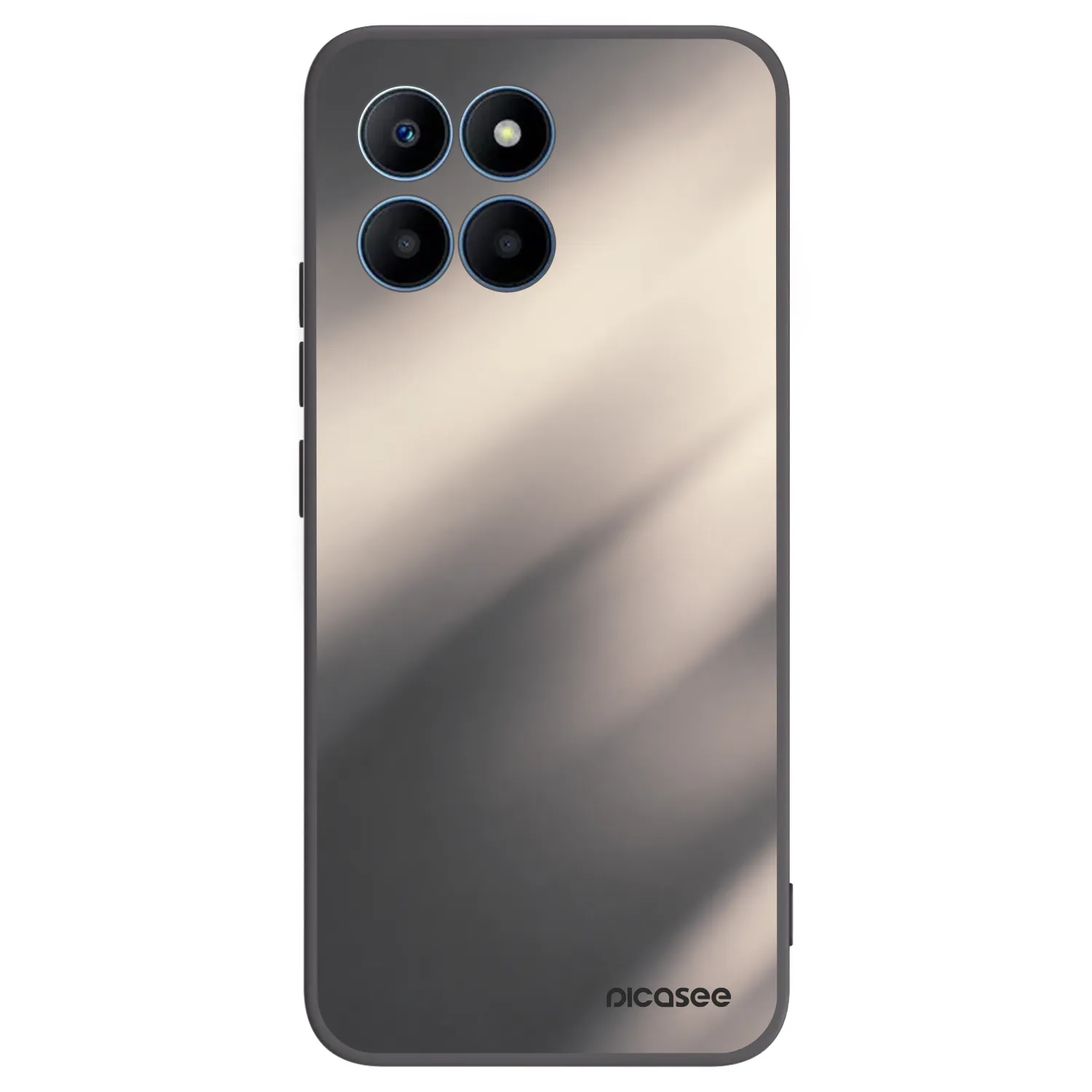 Picasee fekete szilikon tok az alábbi mobiltelefonokra Honor 70 Lite - Smoky Beige