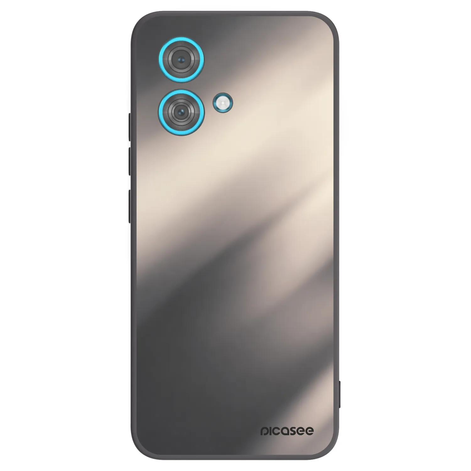 Picasee fekete szilikon tok az alábbi mobiltelefonokra Motorola Edge 40 Neo - Smoky Beige