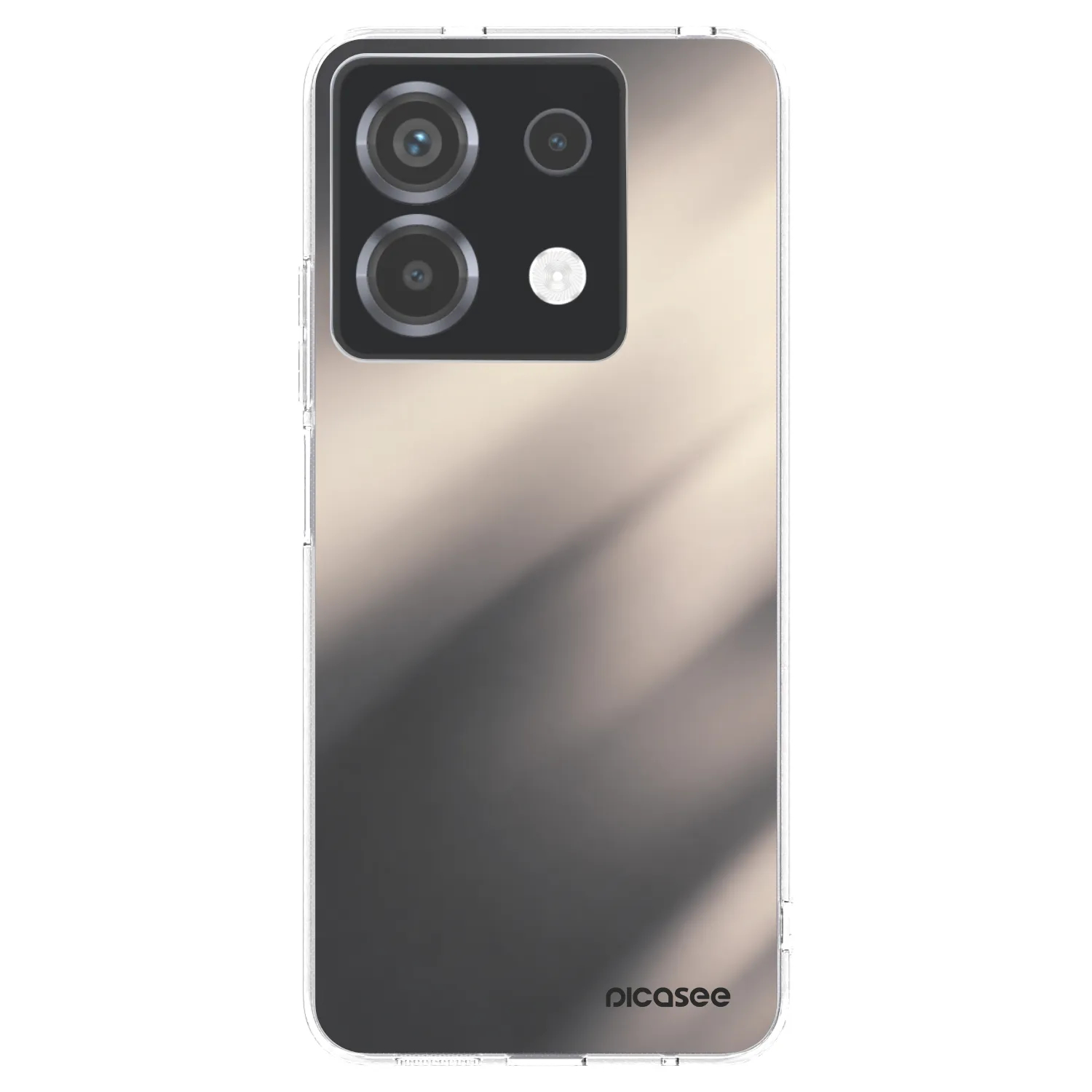 Picasee átlátszó szilikon tok az alábbi mobiltelefonokra Xiaomi Poco X6 - Smoky Beige