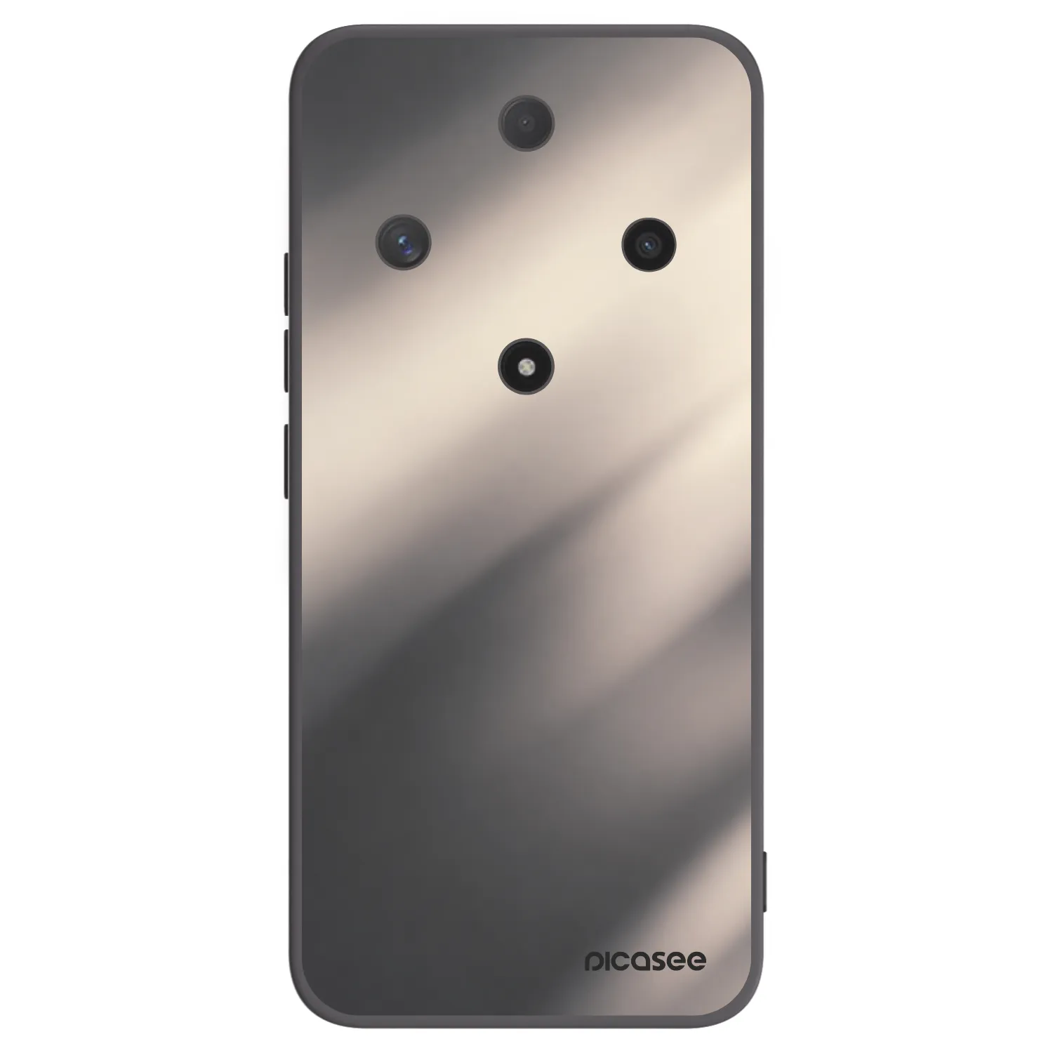 Picasee fekete szilikon tok az alábbi mobiltelefonokra Honor Magic6 Lite 5G - Smoky Beige