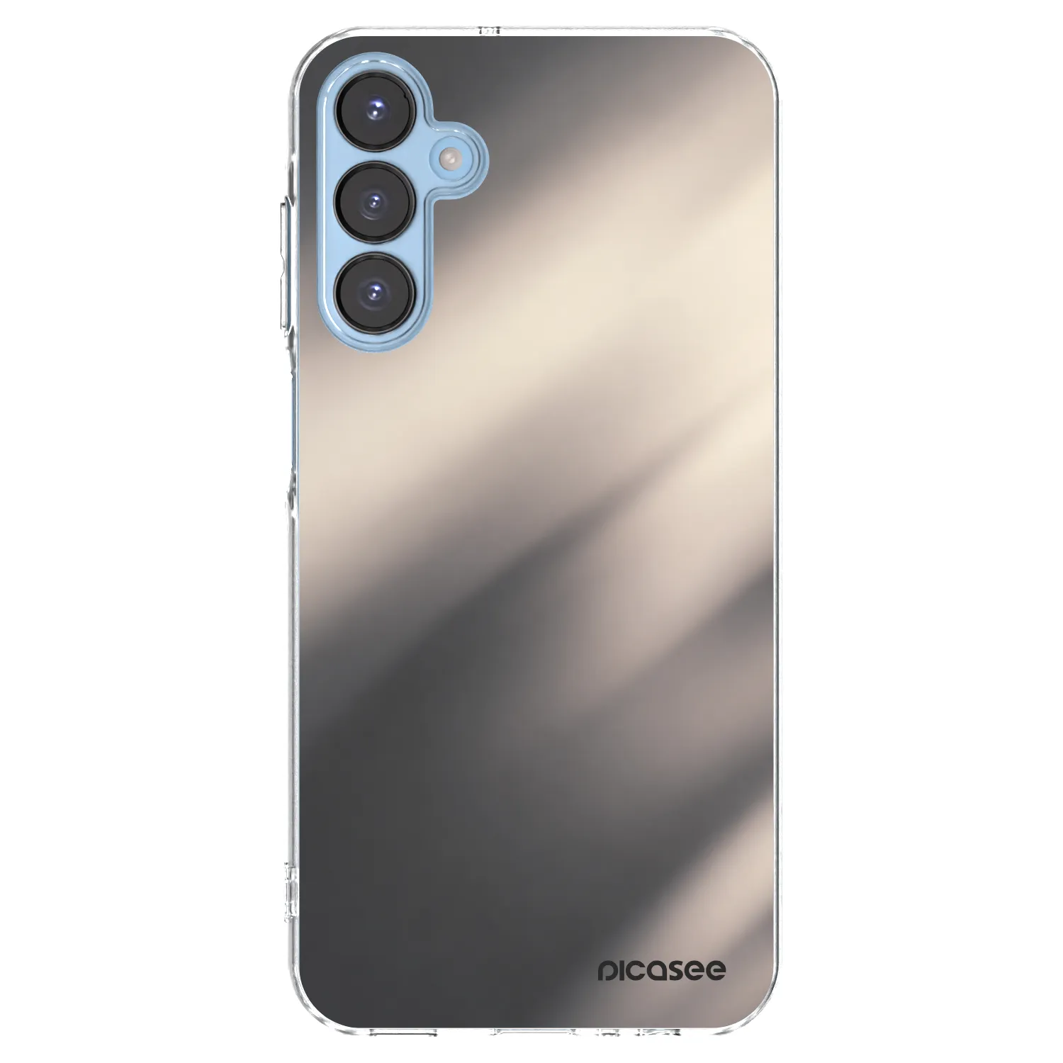 Picasee átlátszó szilikon tok az alábbi mobiltelefonokra Samsung Galaxy A15 A156B 5G - Smoky Beige