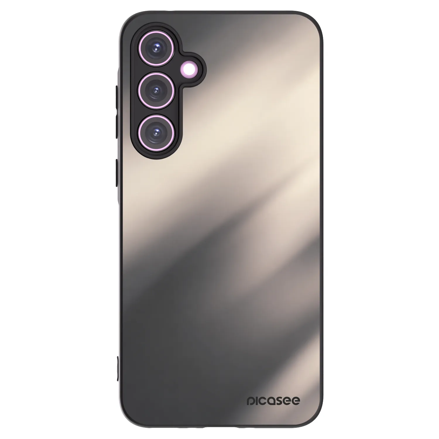 Picasee fekete szilikon tok az alábbi mobiltelefonokra Samsung Galaxy A35 5G A356B - Smoky Beige