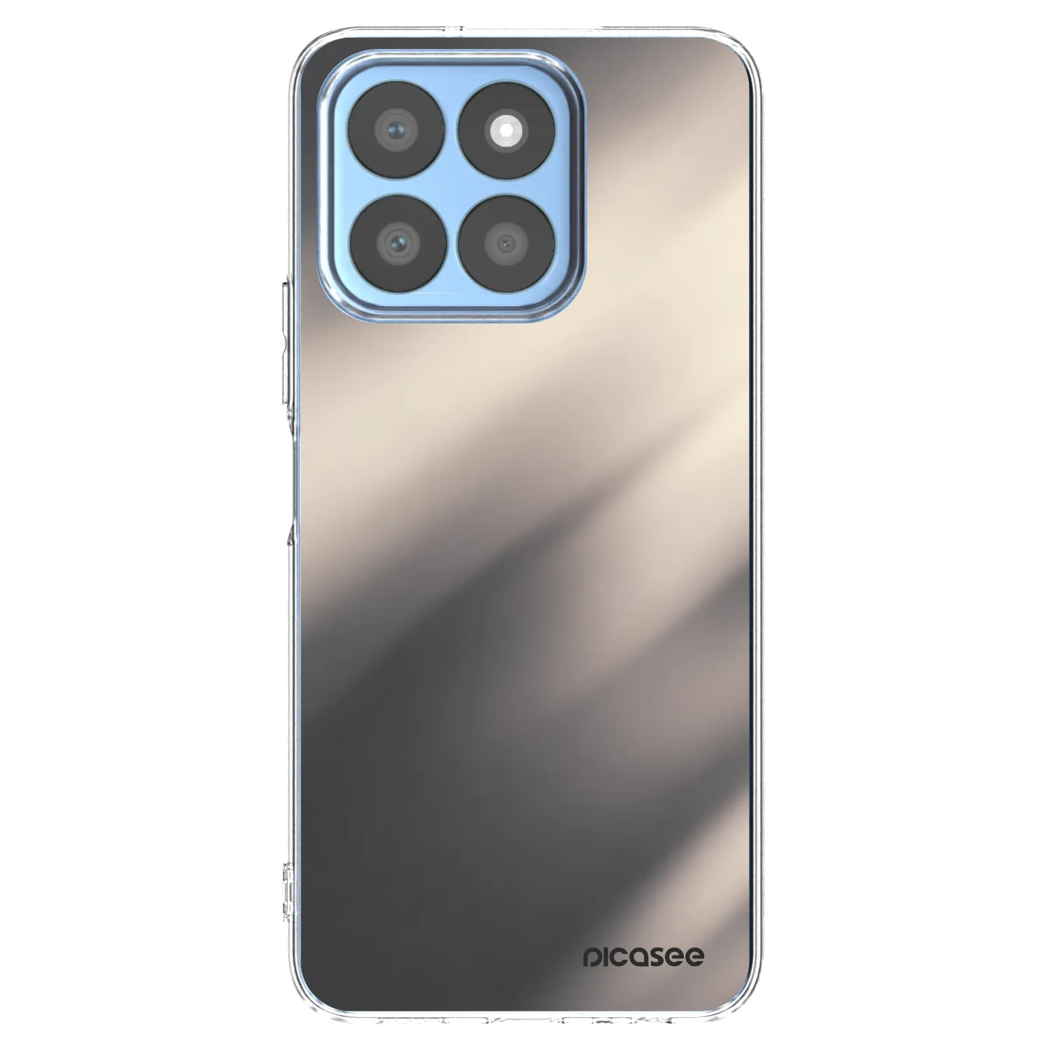 Picasee átlátszó szilikon tok az alábbi mobiltelefonokra Honor X8b - Smoky Beige