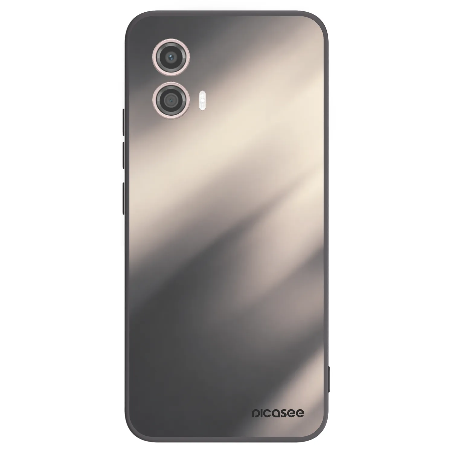 Picasee fekete szilikon tok az alábbi mobiltelefonokra Motorola Moto G53 5G - Smoky Beige