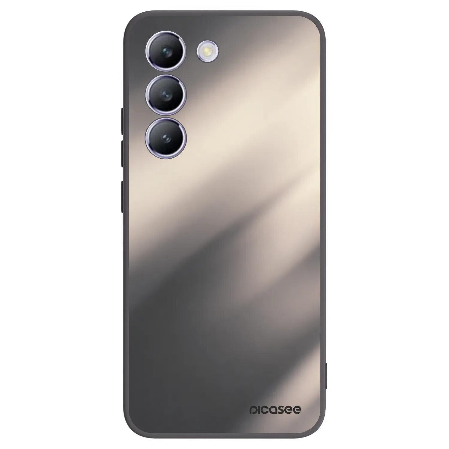 Picasee fekete szilikon tok az alábbi mobiltelefonokra Vivo V40 SE 5G - Smoky Beige